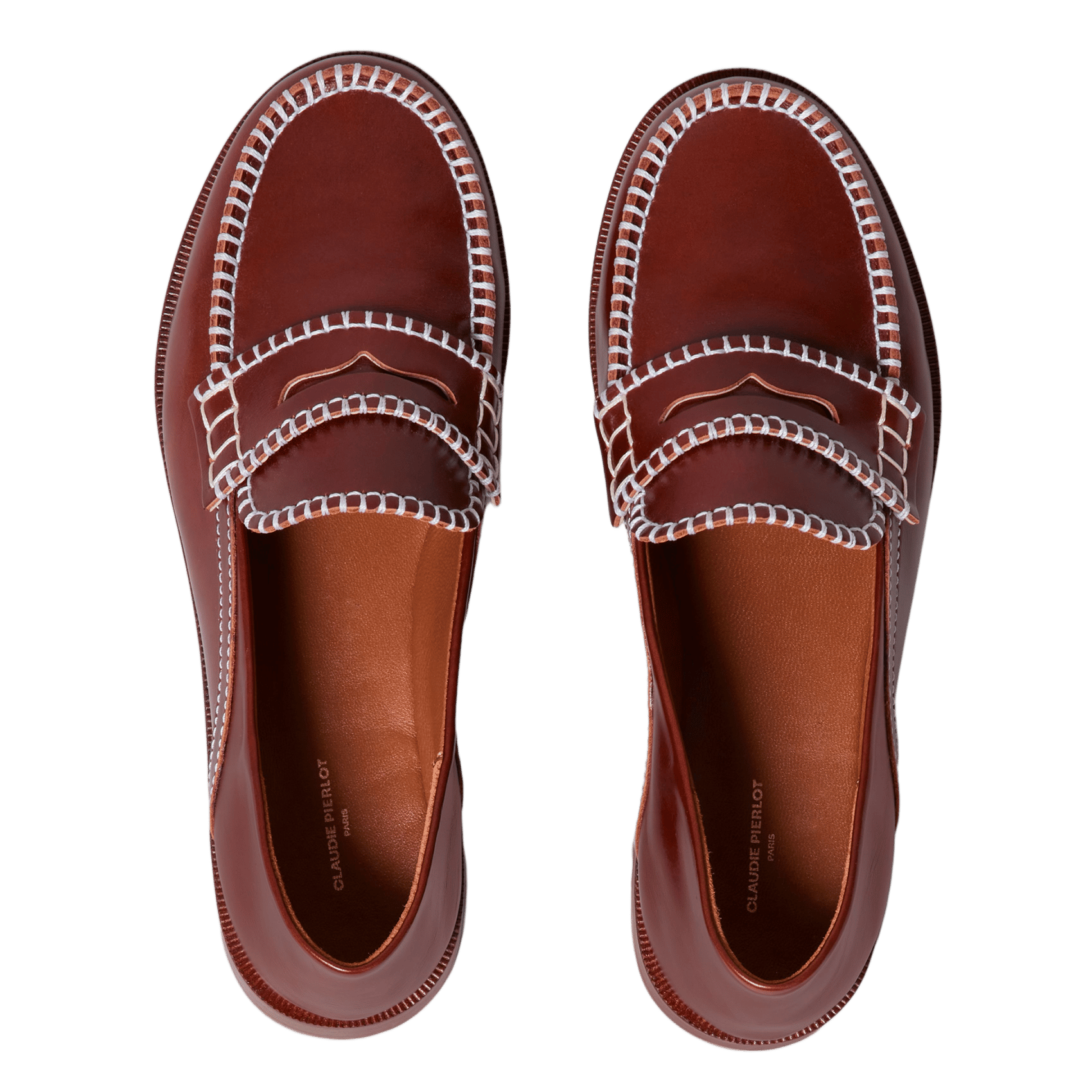 Mocassins en cuir CLAUDIE PIERLOT Marron