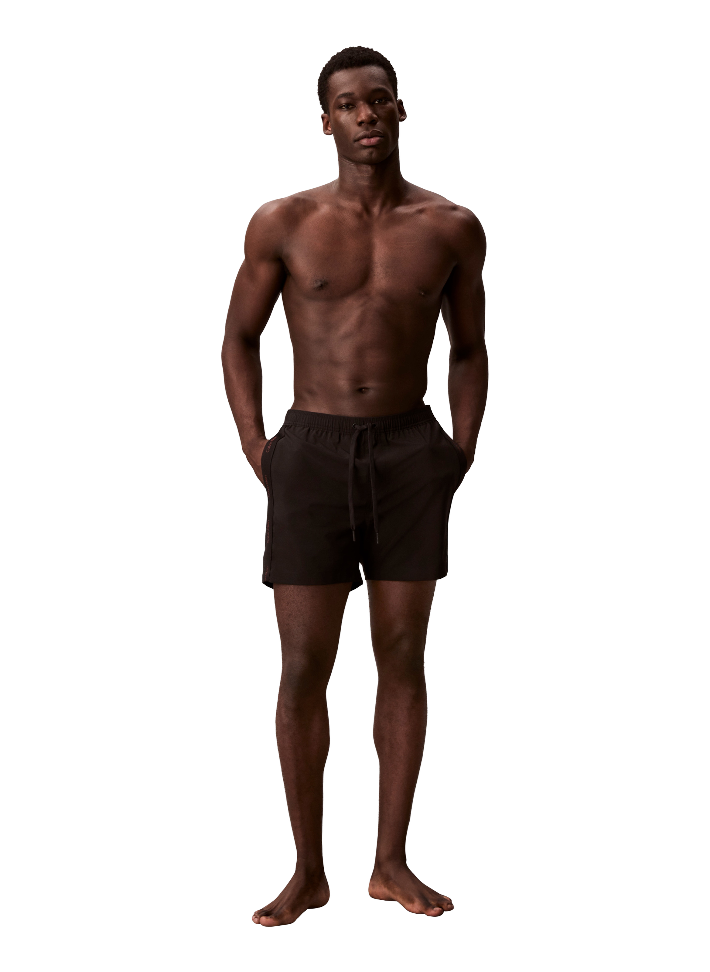 Logo swim shorts CALVIN KLEIN Black