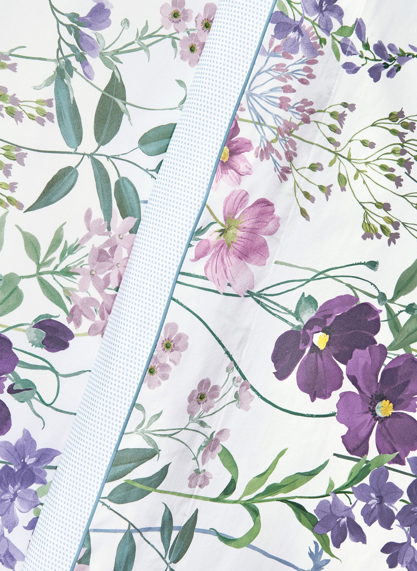 Housse de couette éphémère ANNE DE SOLENE Violet