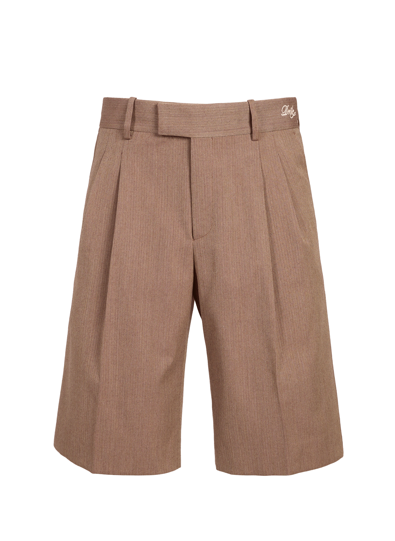 Short houndstooth suit DROLE DE MONSIEUR Brown