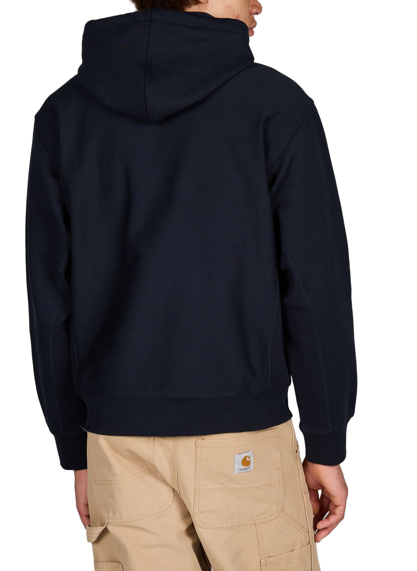 Felpa con logo in misto cotone CARHARTT WIP Blu