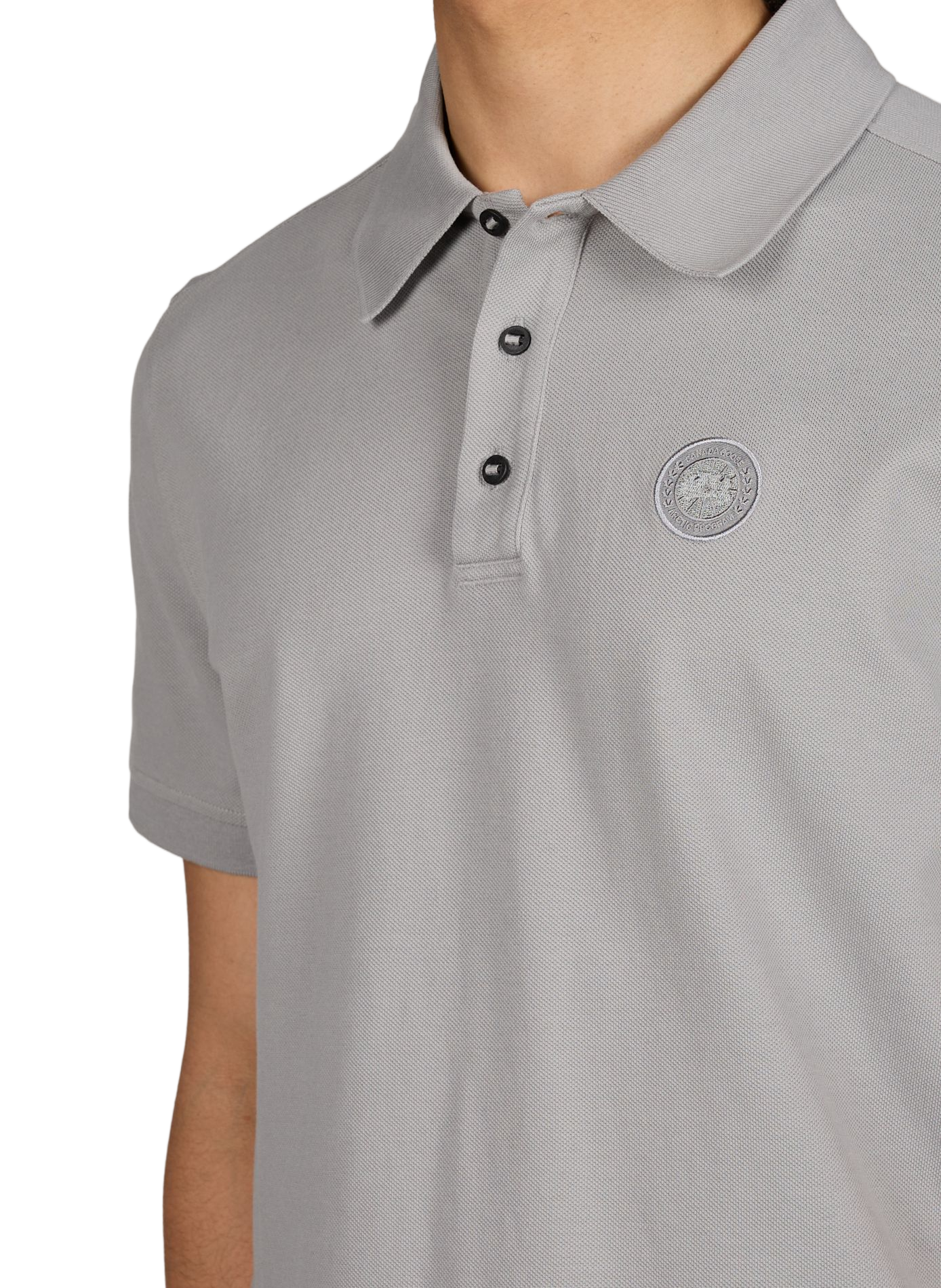 Polo en coton  CANADA GOOSE Gris