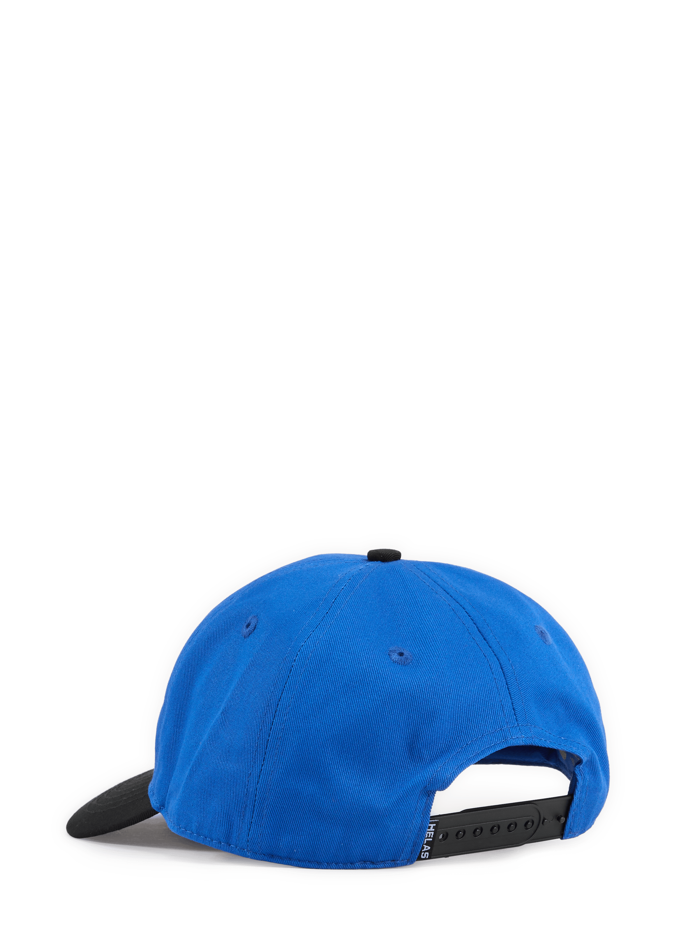 Cotton baseball cap with embroidered logo  HELAS CAPS Black