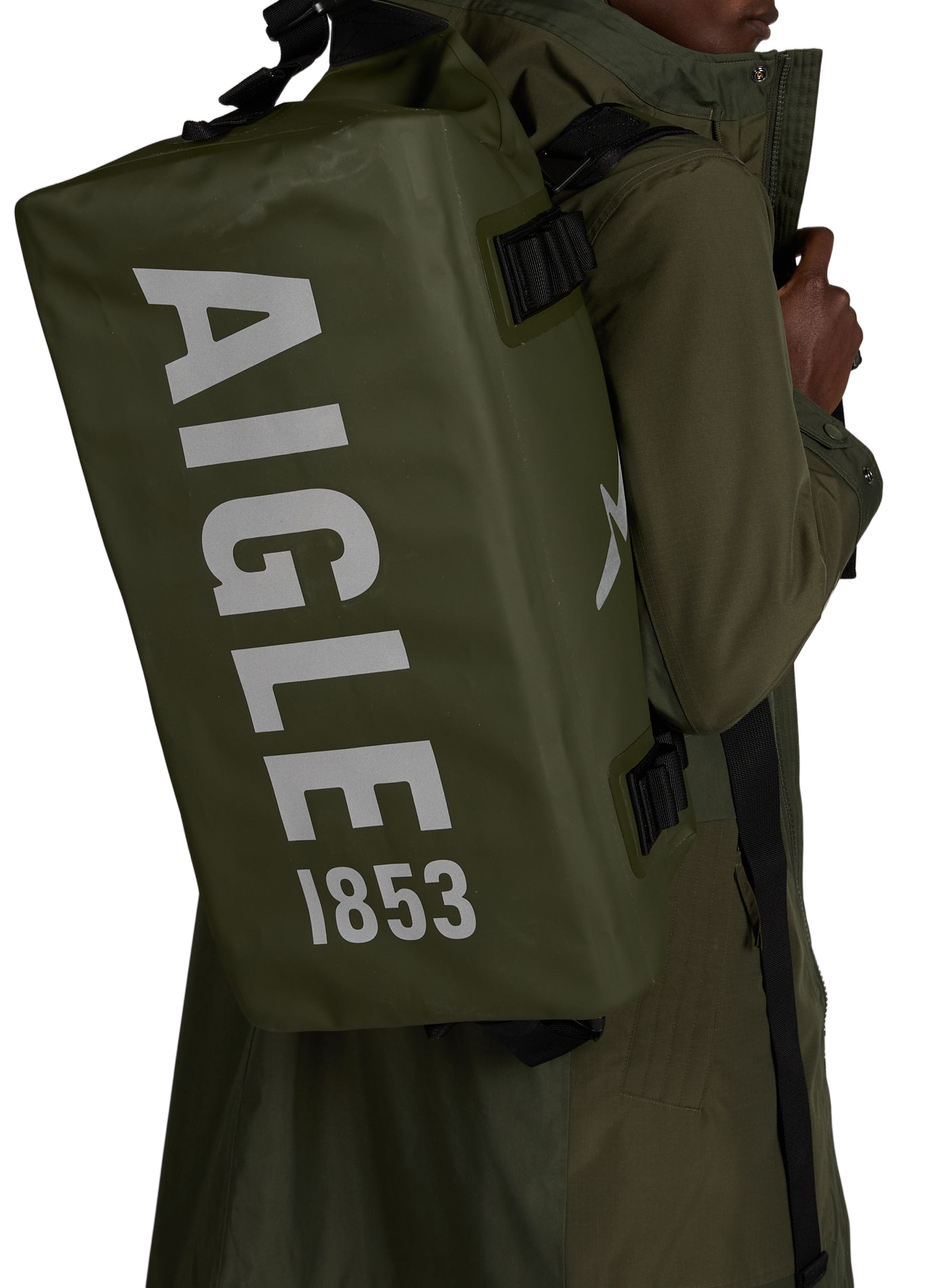 Waterdichte handbagage reistas AIGLE Kaki