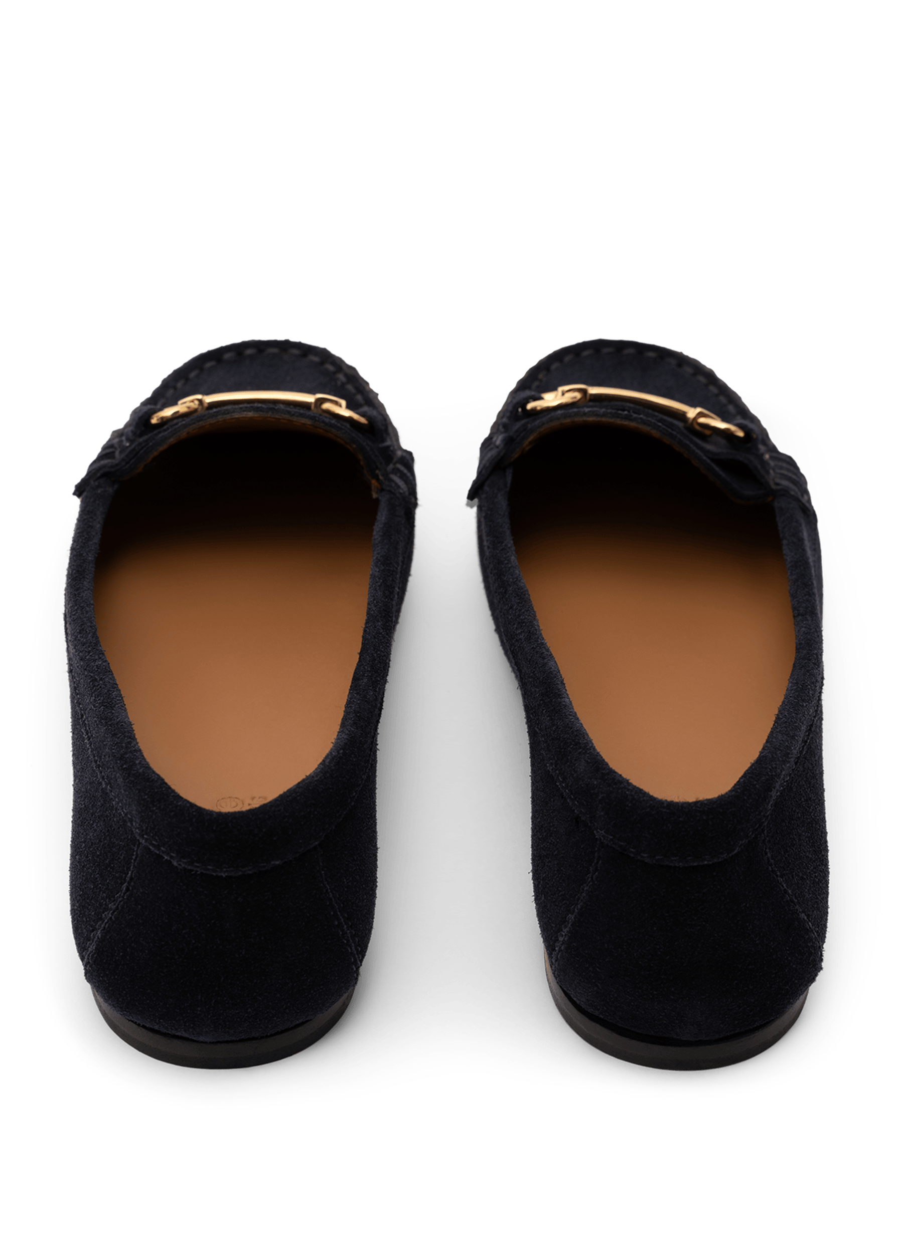 Mocassins guia en veau velours PARALLELE Bleu