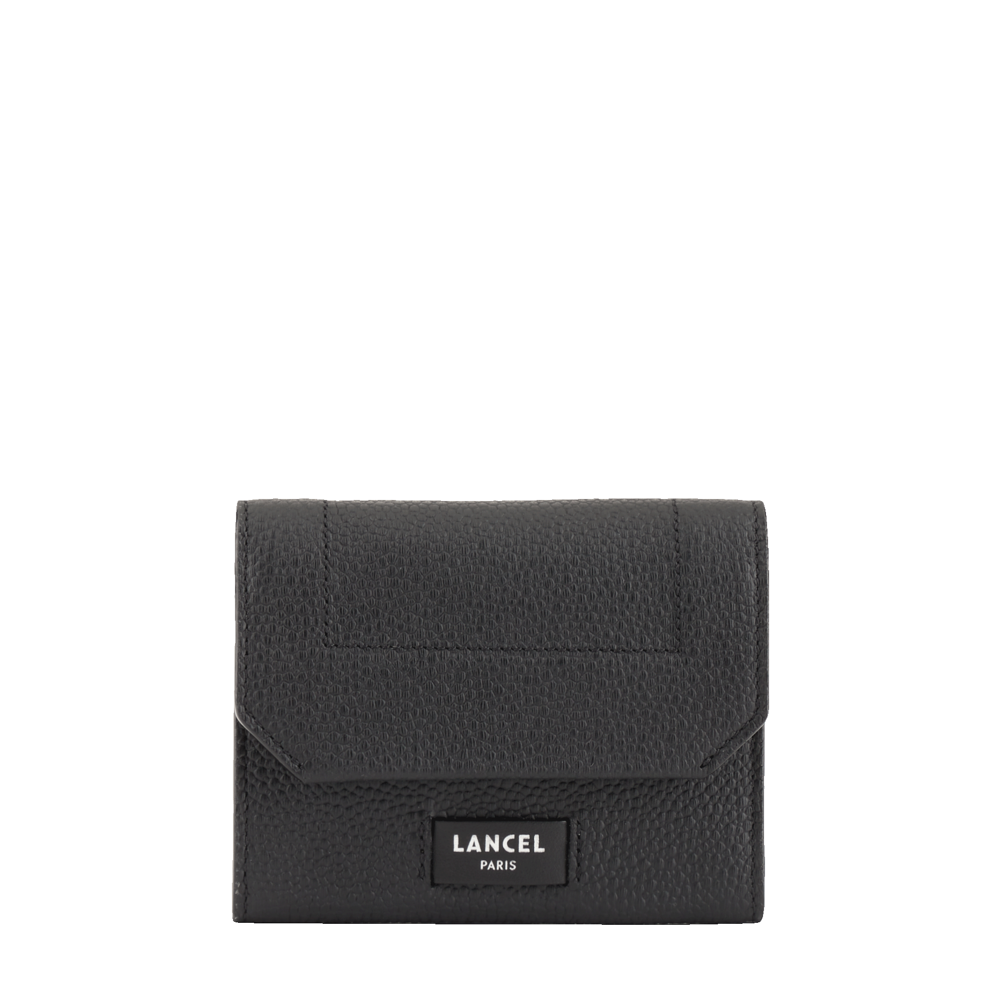 Medium compact wallet ninon by lancel in leather LANCEL Black