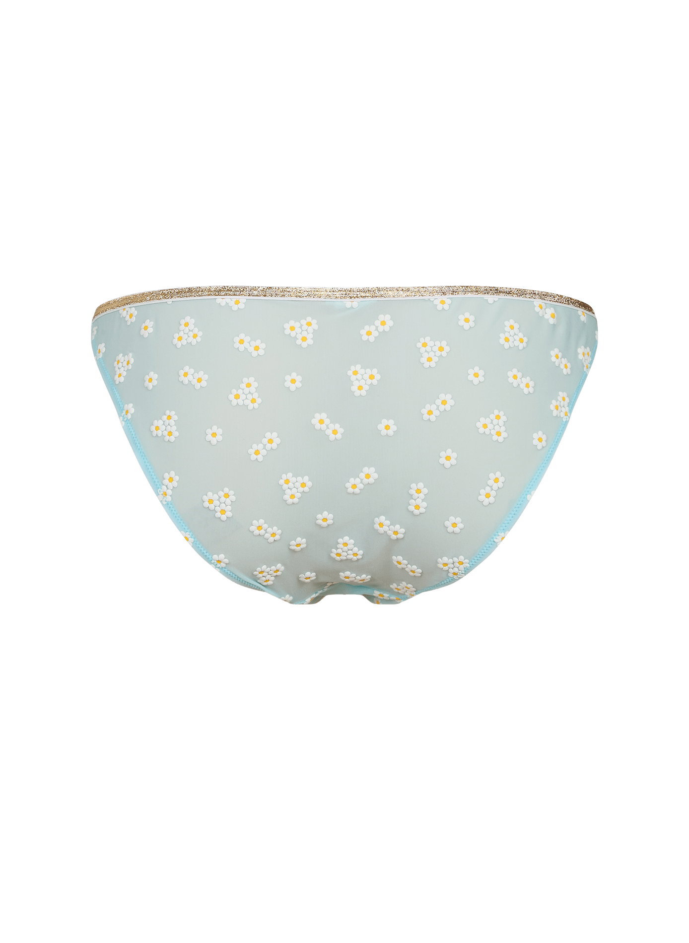 Rosa daisy pattern culottes LA NOUVELLE Blue