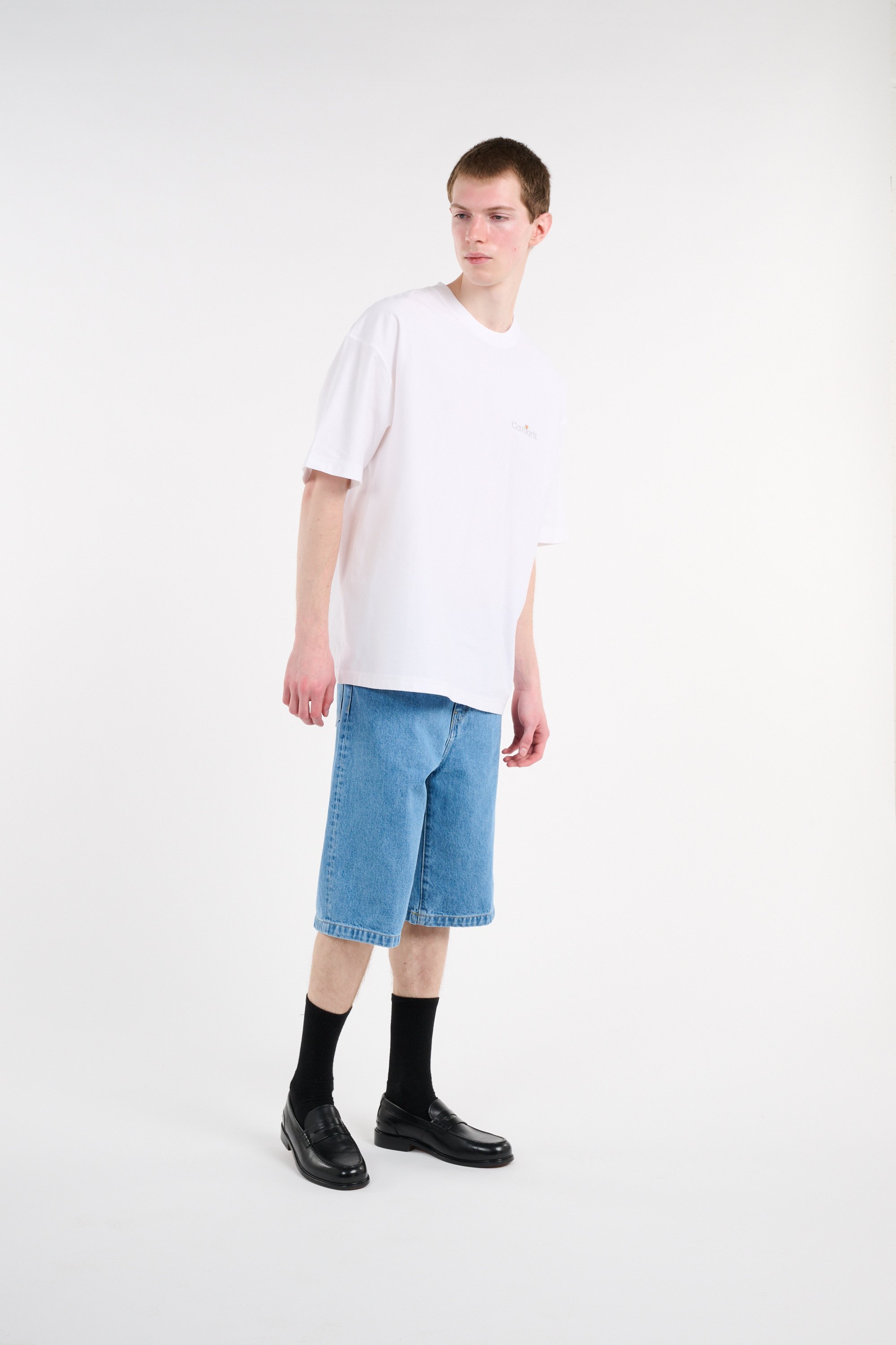 T-shirt s/s wip label t-shirt CARHARTT WIP Blanc