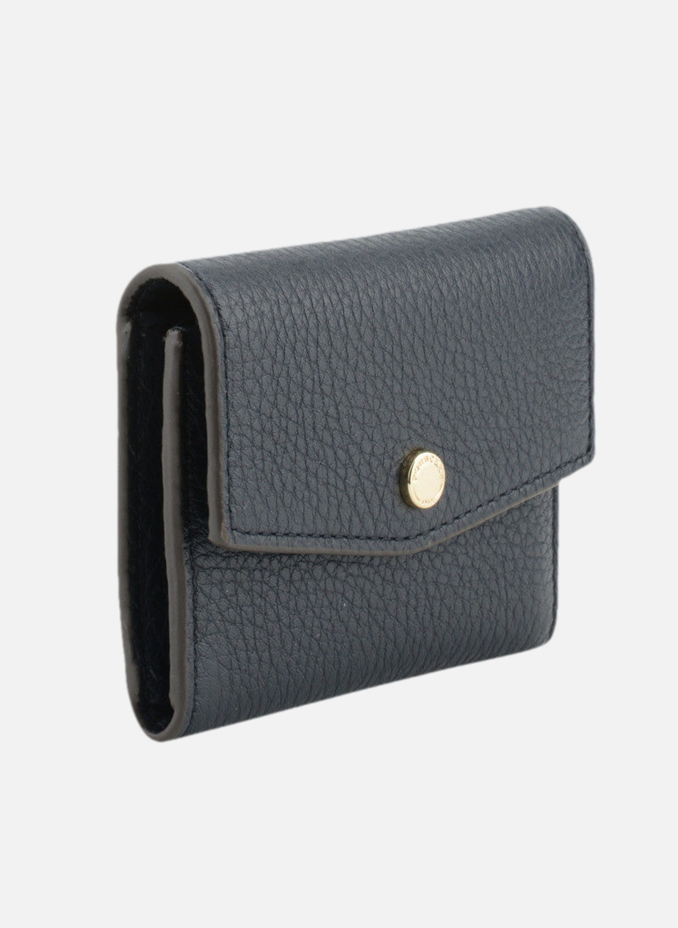 Club | porte-monnaie pm en cuir de veau | Bleu POURCHET Femme