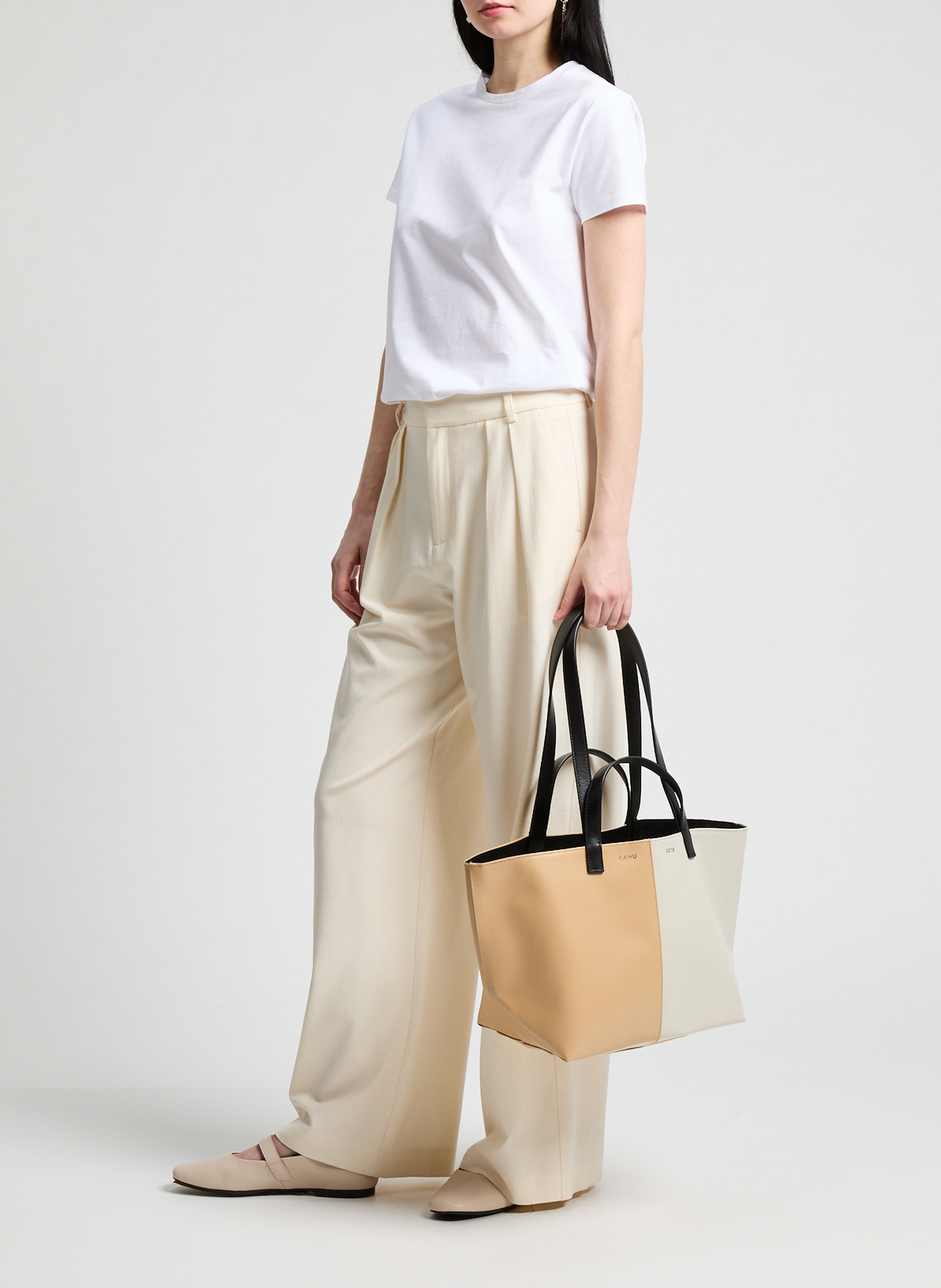 Pantalon texturé VARGONE SAISON 1865 Beige