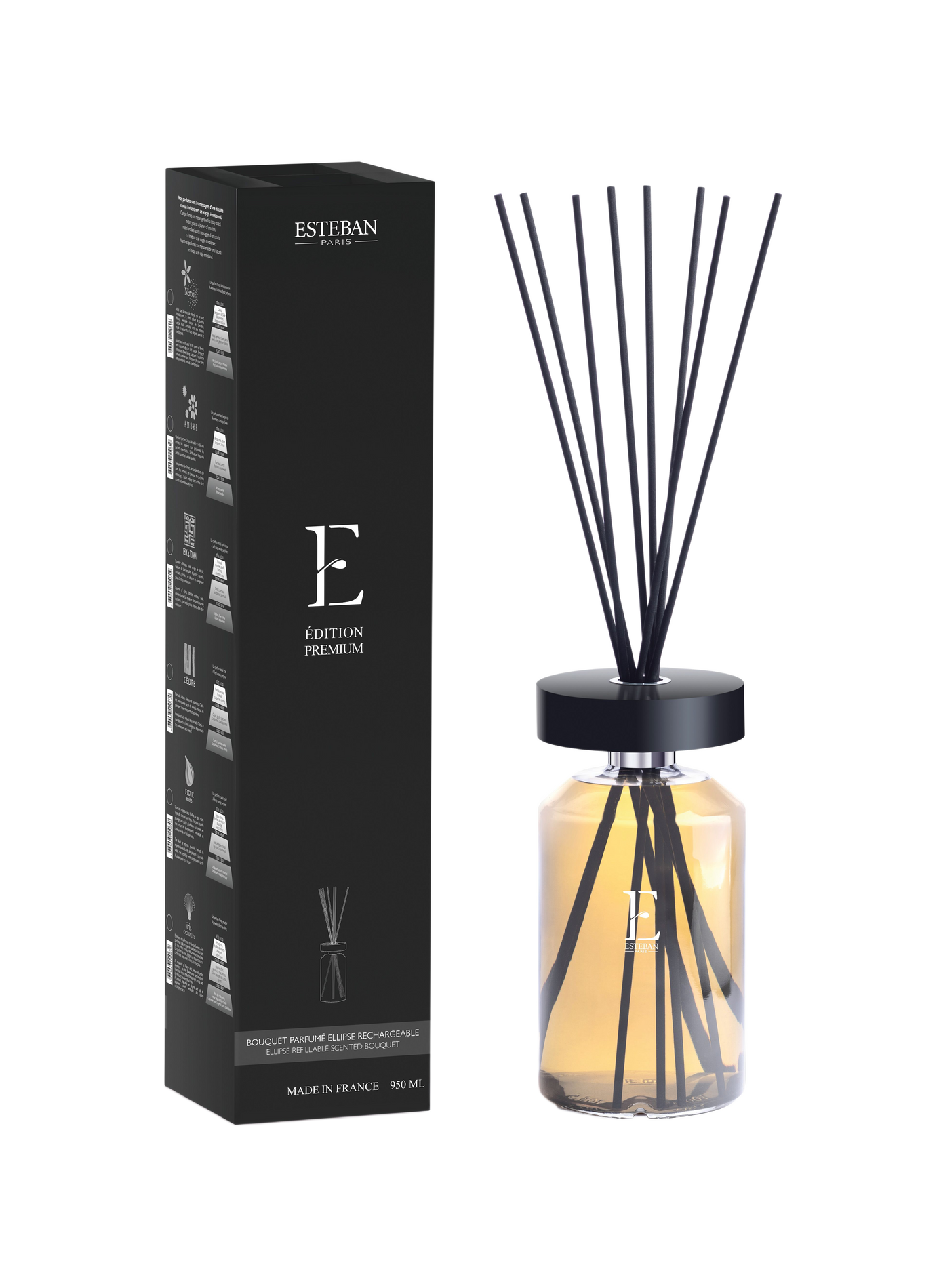 Geurig boeket Ellipse navulbaar Neroli 950ml ESTEBAN Bruin