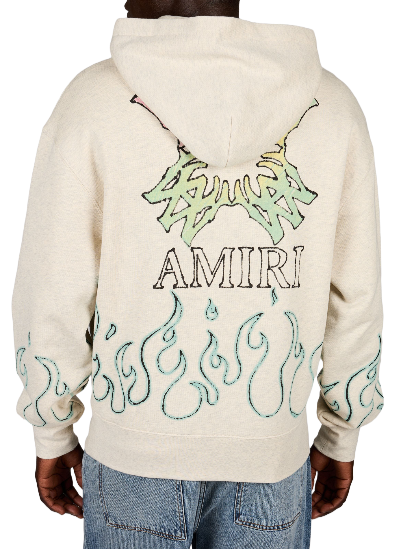 Sweat à capuche AMIRI Blanc