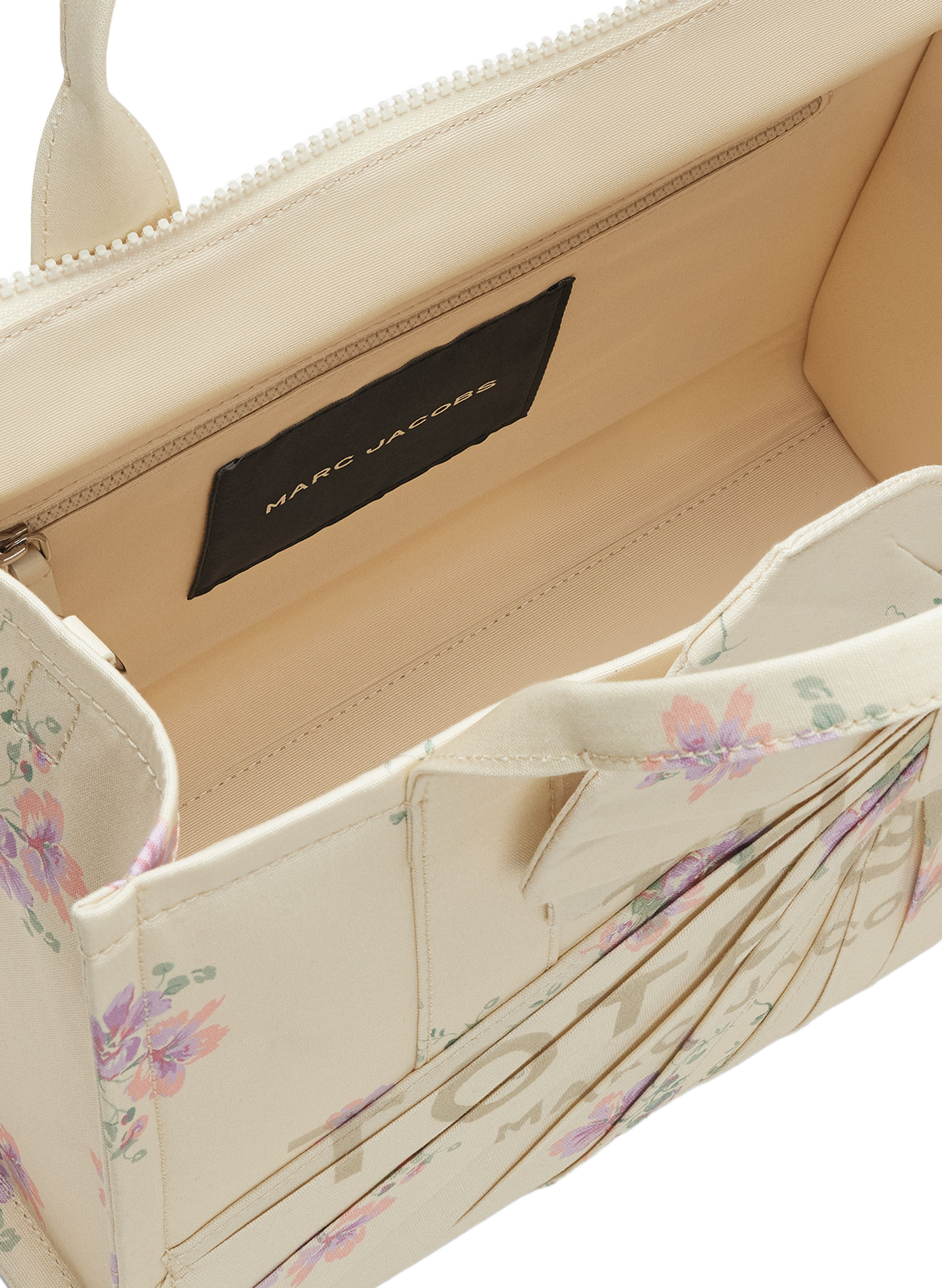 Sac cabs The Tote imprimé  MARC JACOBS Blanc