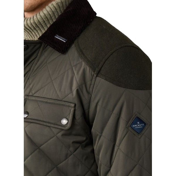 Blouson droit col classique matelassé Blouson droit col classique matelassé