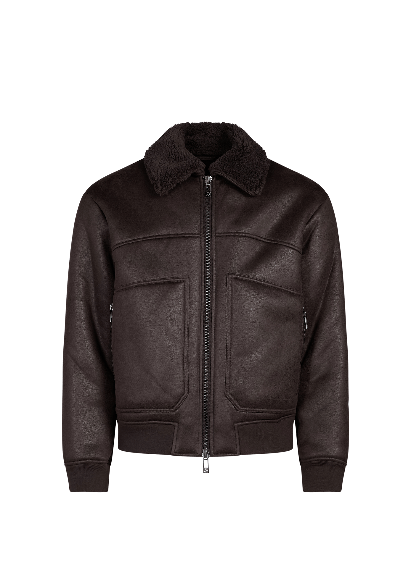 Pilotenjack met bontkraag ARMANI EXCHANGE Bruin