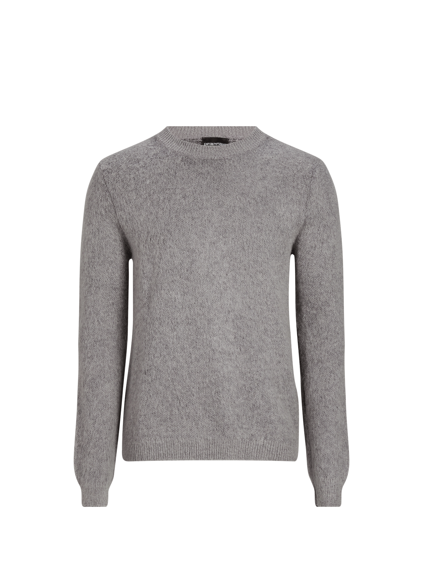 Gerade geschnittener Wollmix-Pullover EMPORIO ARMANI Grau