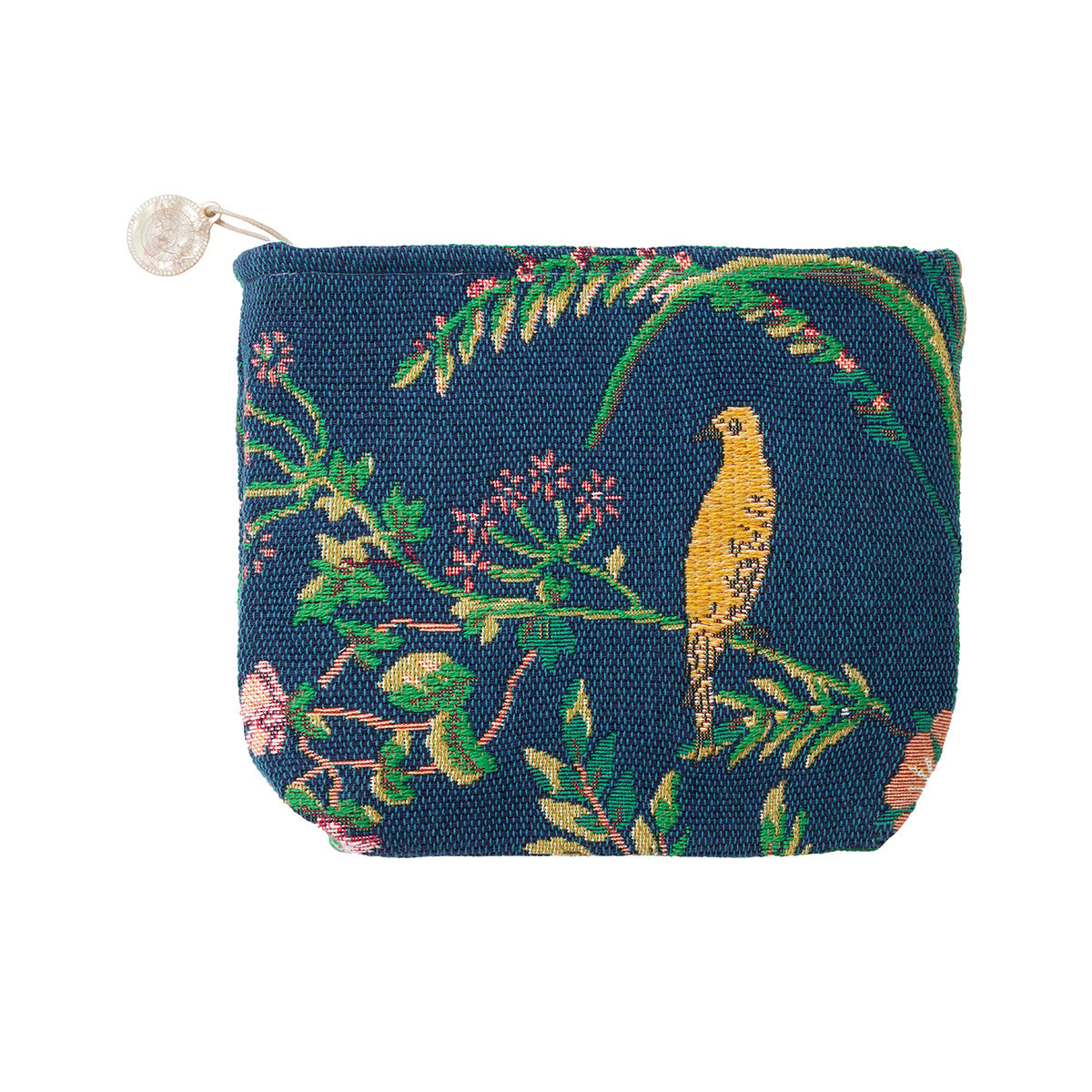 Trousse petit modèle, floralie YVES DELORME Bleu