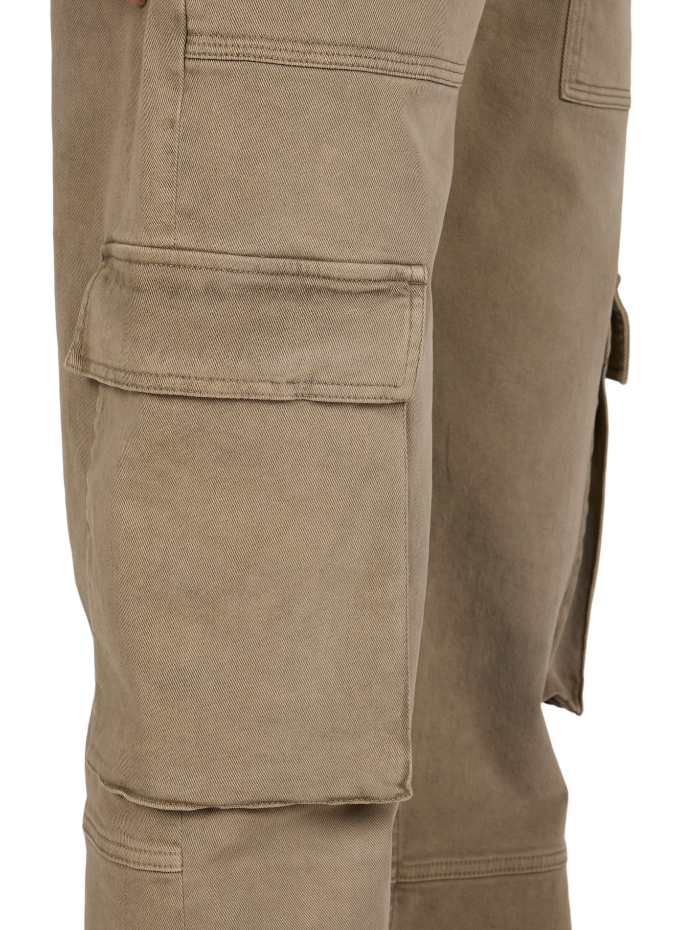 Pantalón cargo ancho de talle alto ACNE STUDIOS Beige