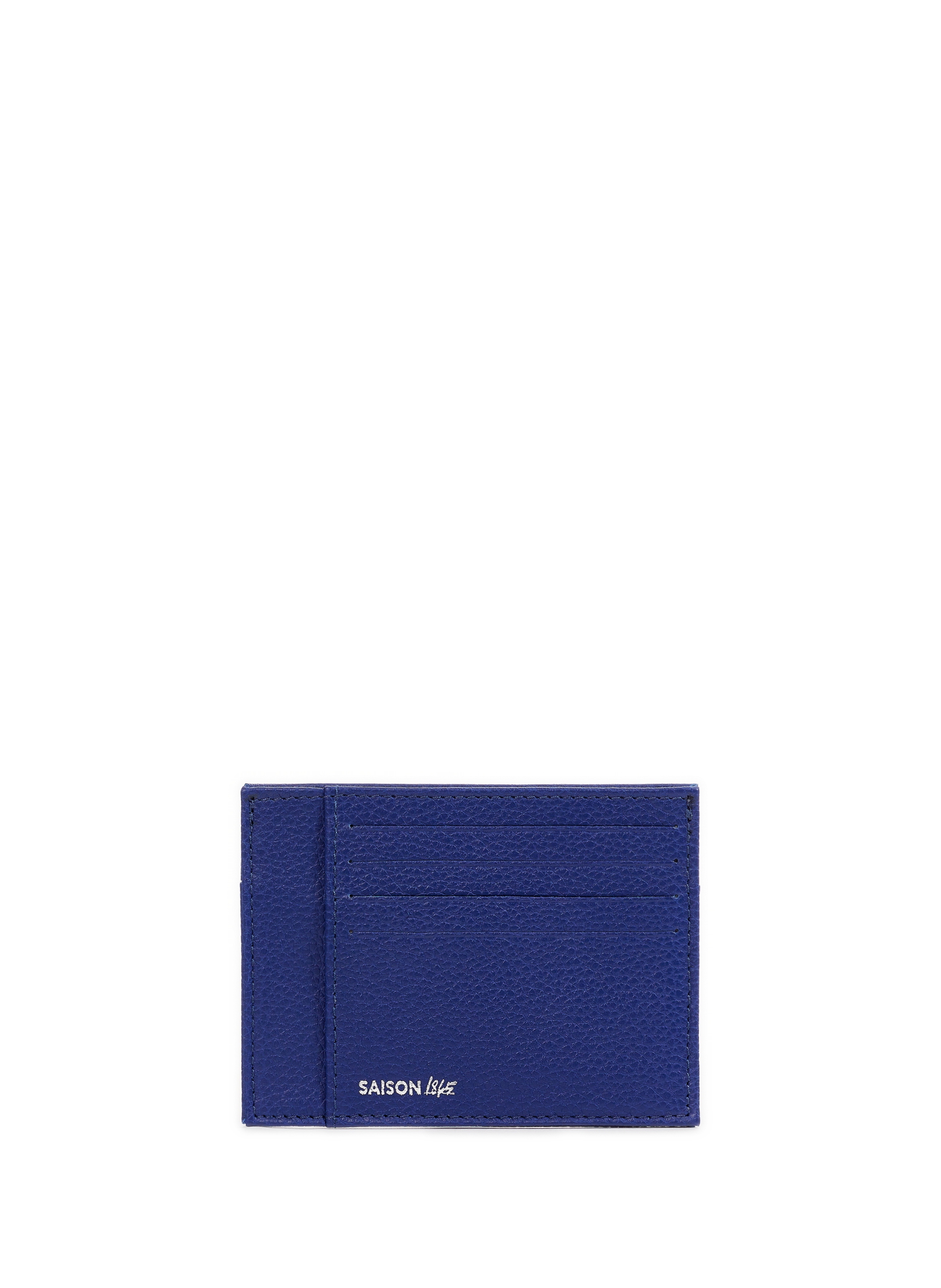 SAISON 1865 Porte-cartes en cuir Bleu