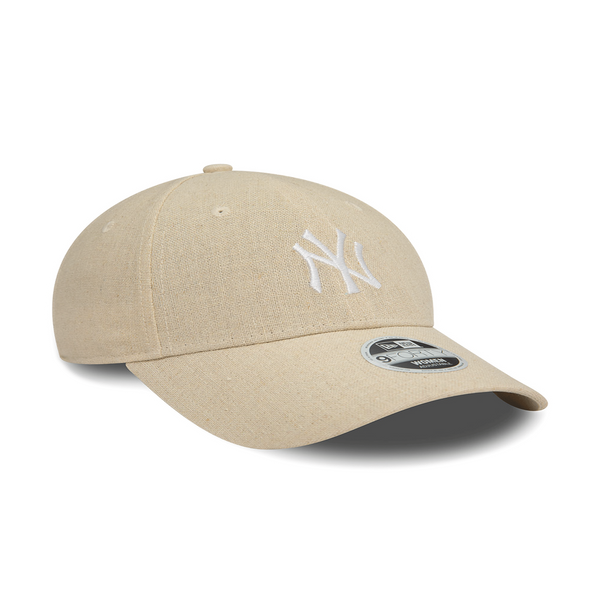 Shop New Era Logo Baseball Cap In Beige