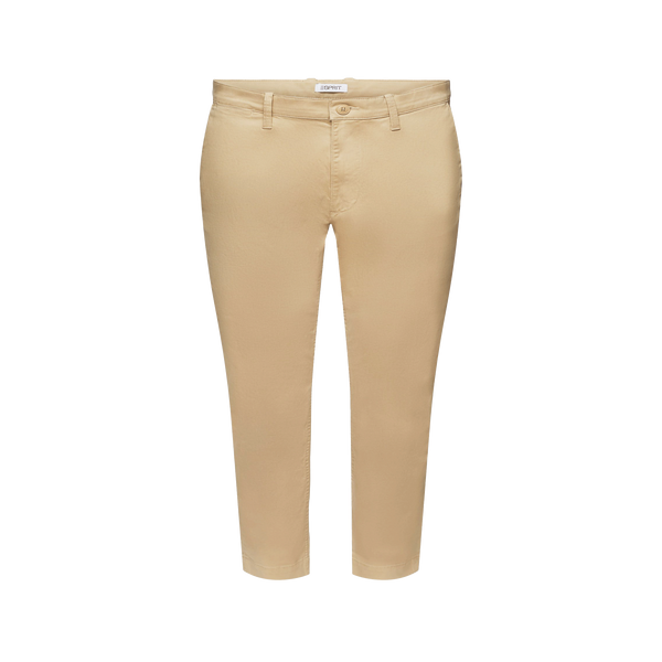 Esprit Slim-fit Trousers In Gold
