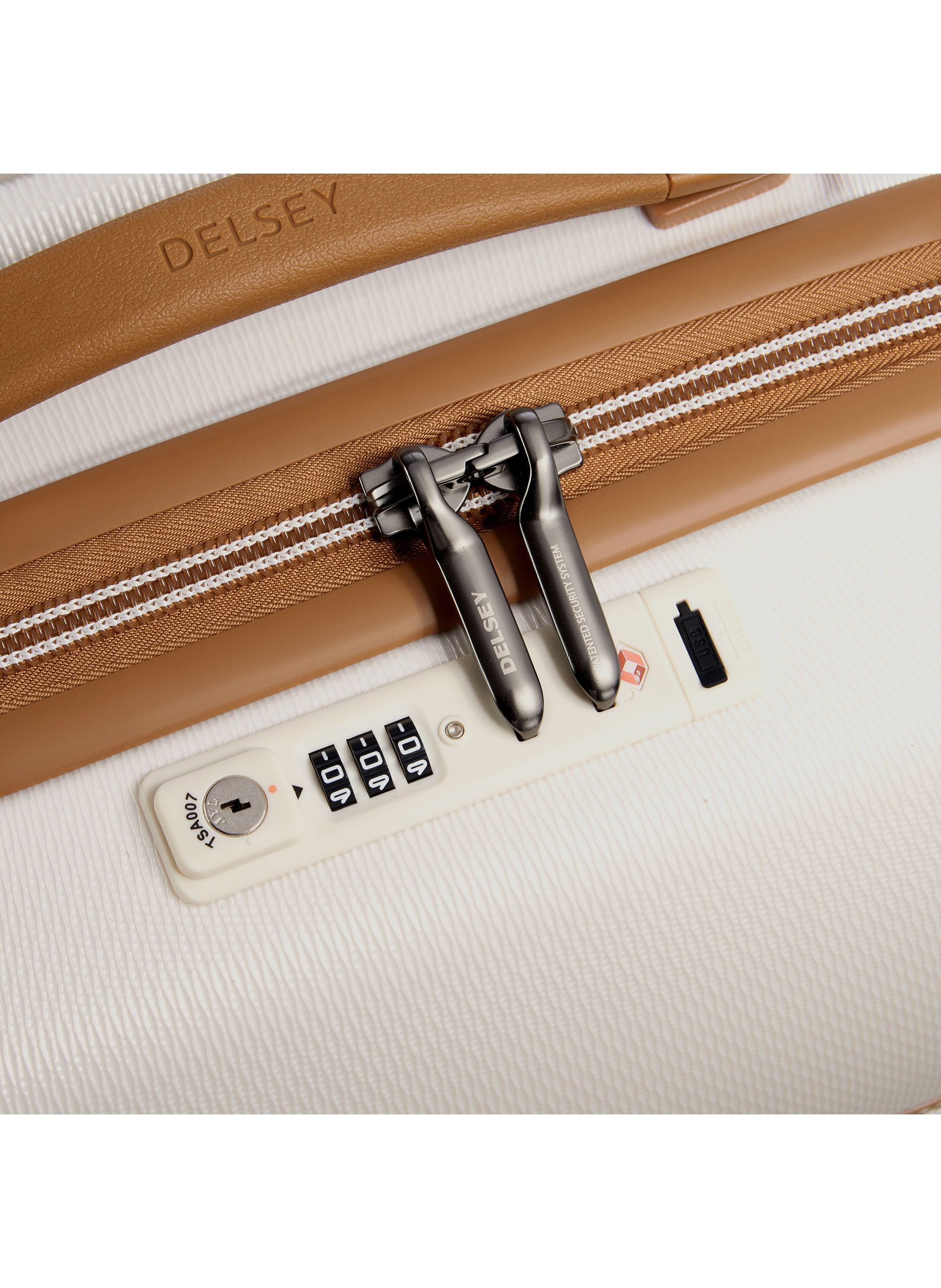 Valise cabine rigide taille s - chatelet air 2.0 DELSEY PARIS Beige