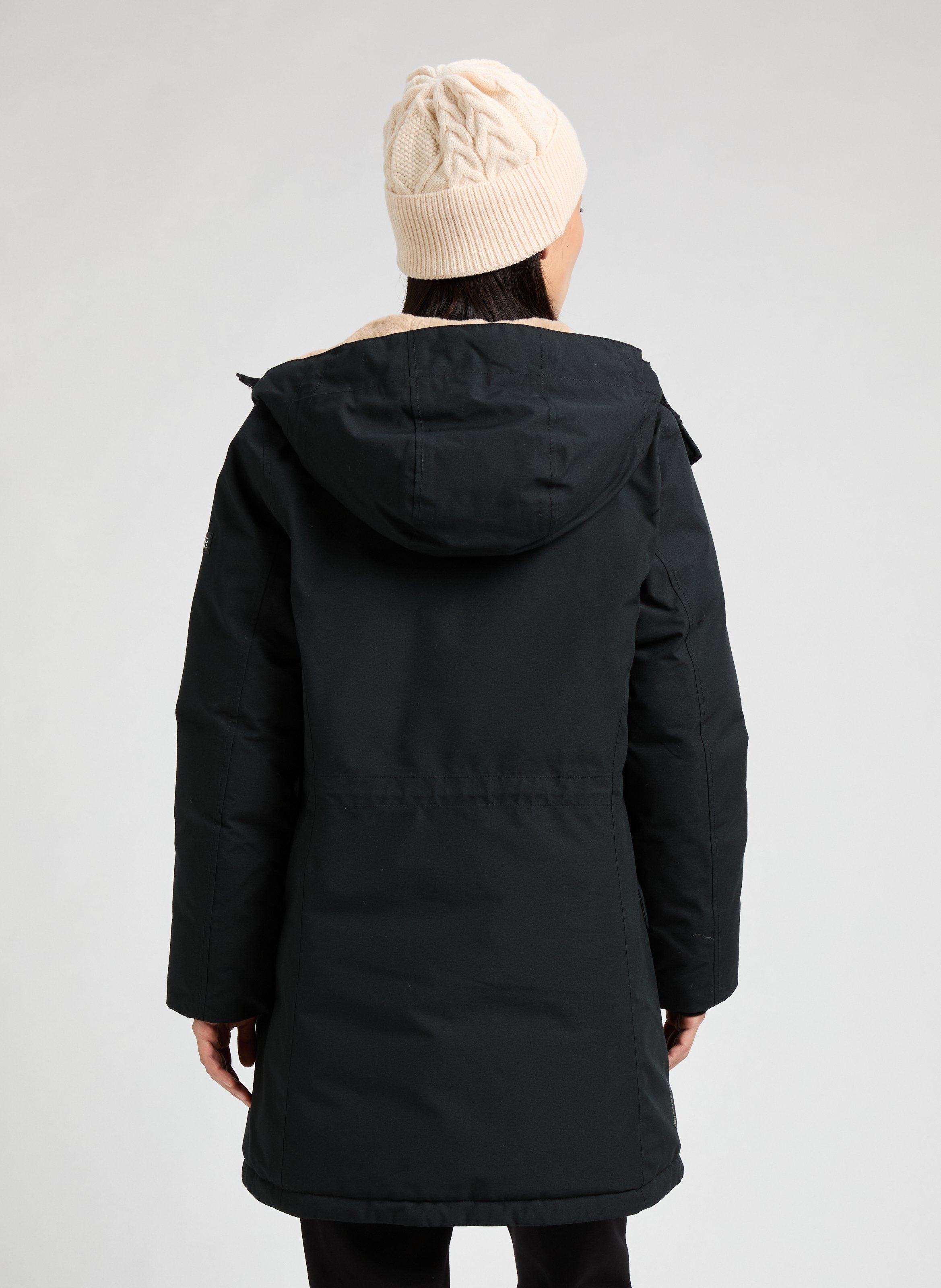 Parka mi-longue AIGLE Noir