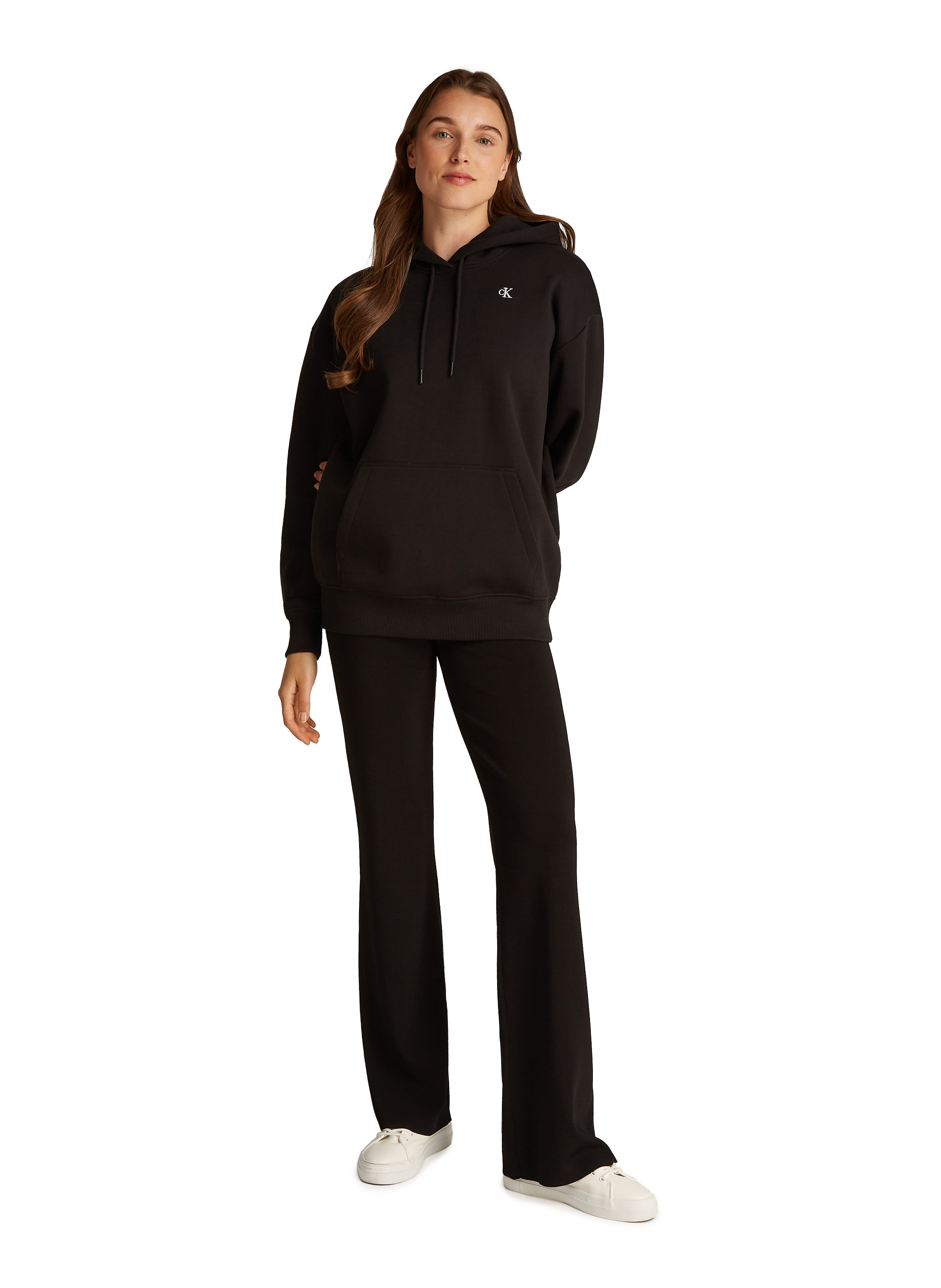 Hoodie imprimé logo  CALVIN KLEIN Noir