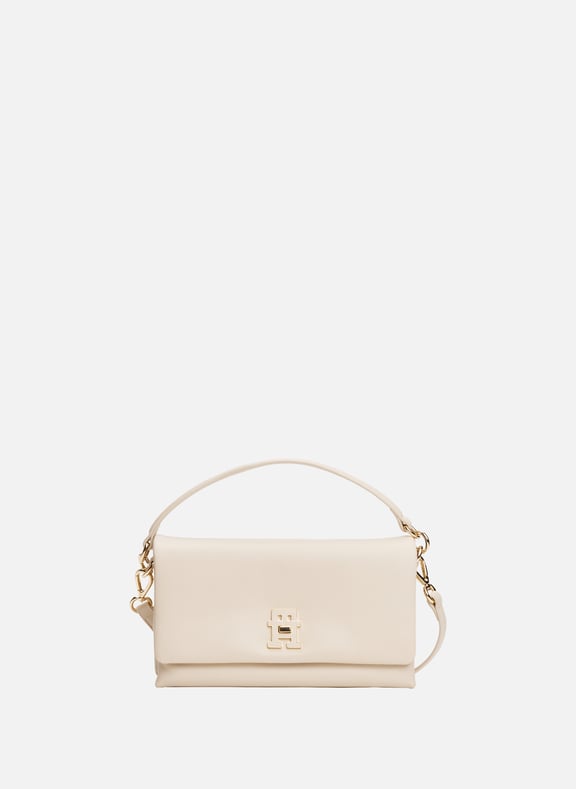 Modern Shoulder Bag Beige by TOMMY HILFIGER TOMMY HILFIGER Modern Shoulder Bag Beige