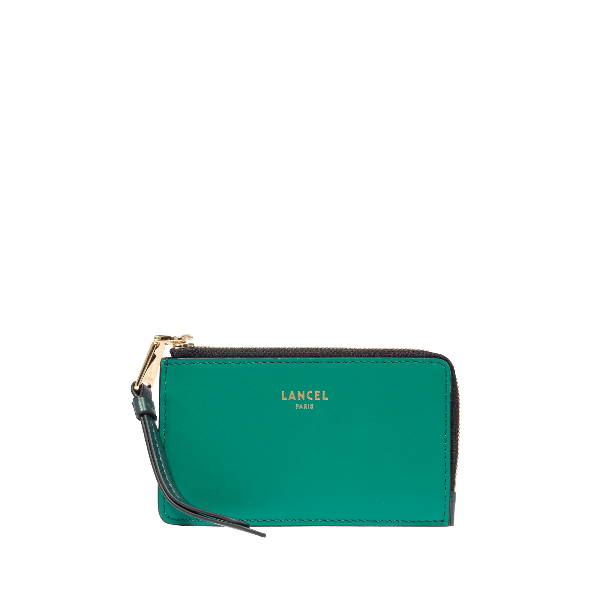 Porte-cartes origami de lancel en cuir LANCEL Vert