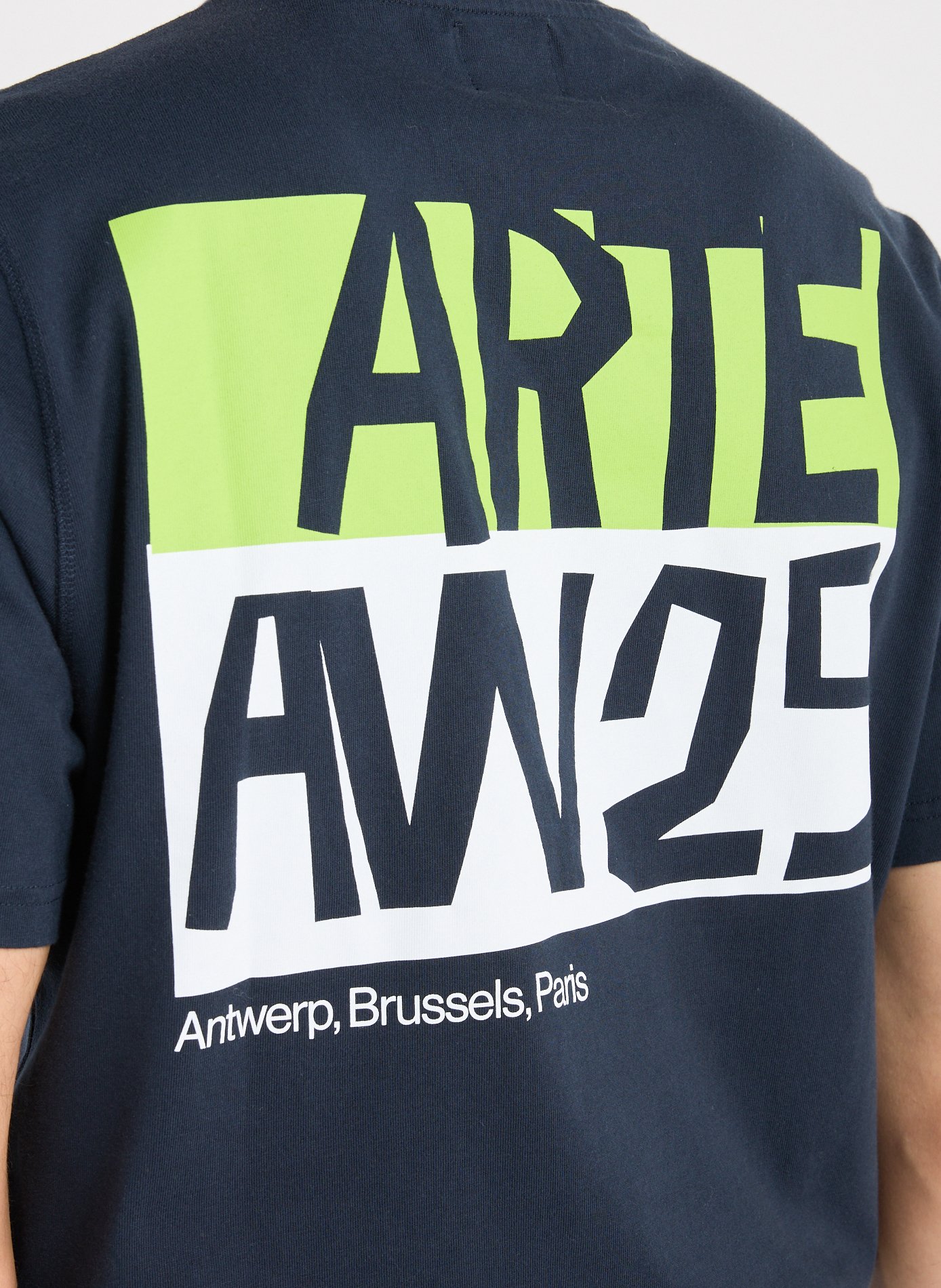 Cotton round-neck T-shirt ARTE ANTWERP Blue