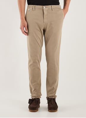 Jeans slim uni en coton mélangé  REPLAY Jeans slim uni en coton mélangé  REPLAY