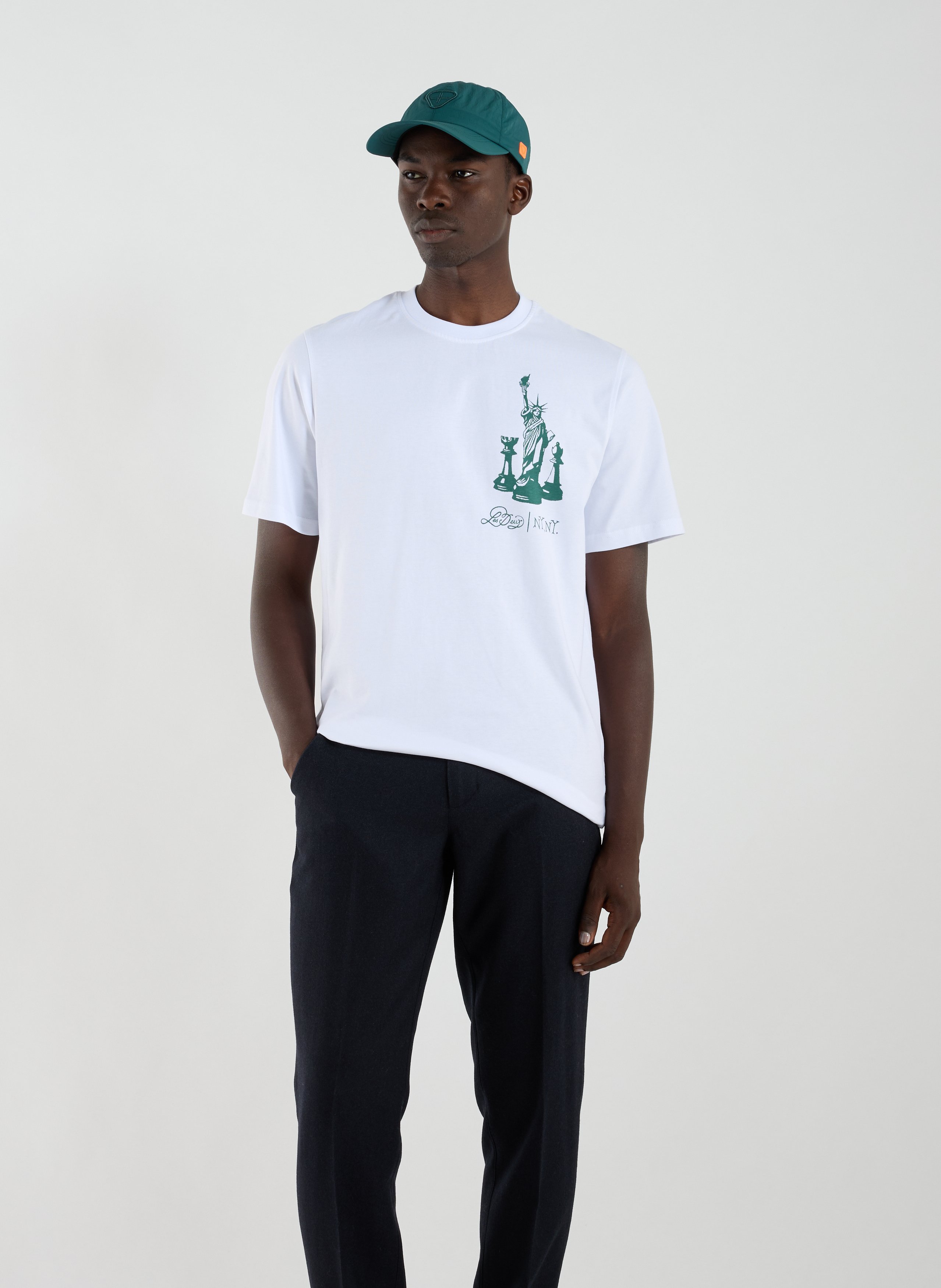 LES DEUX Classic Cotton T-Shirt White