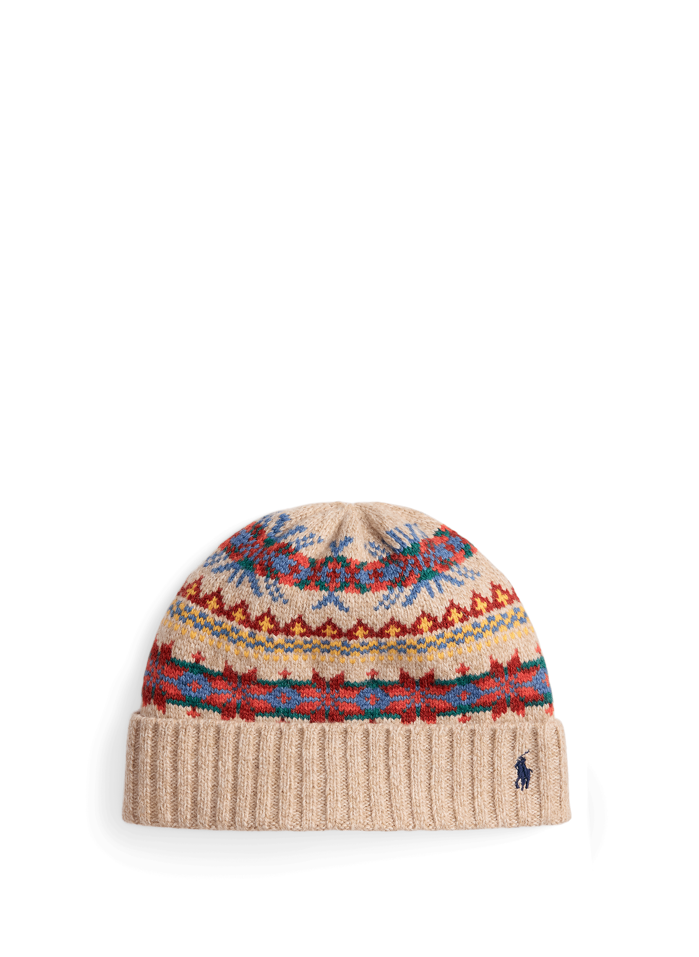 POLO RALPH LAUREN Wool beanie with logo Multicolour