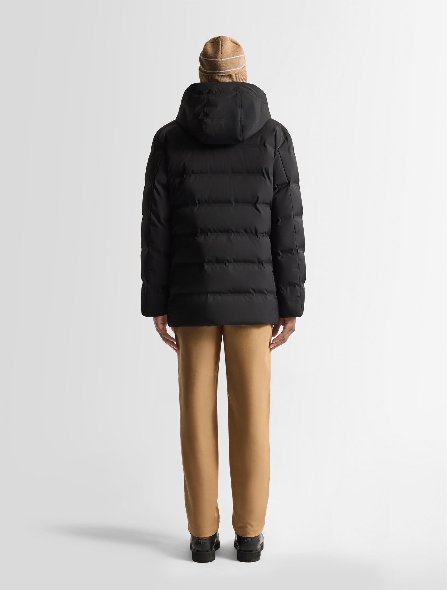 Parka delano col montant coupe regular FUSALP Noir