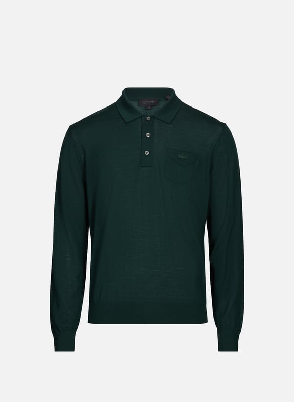 Pull col polo en laine LACOSTE Pull col polo en laine LACOSTE