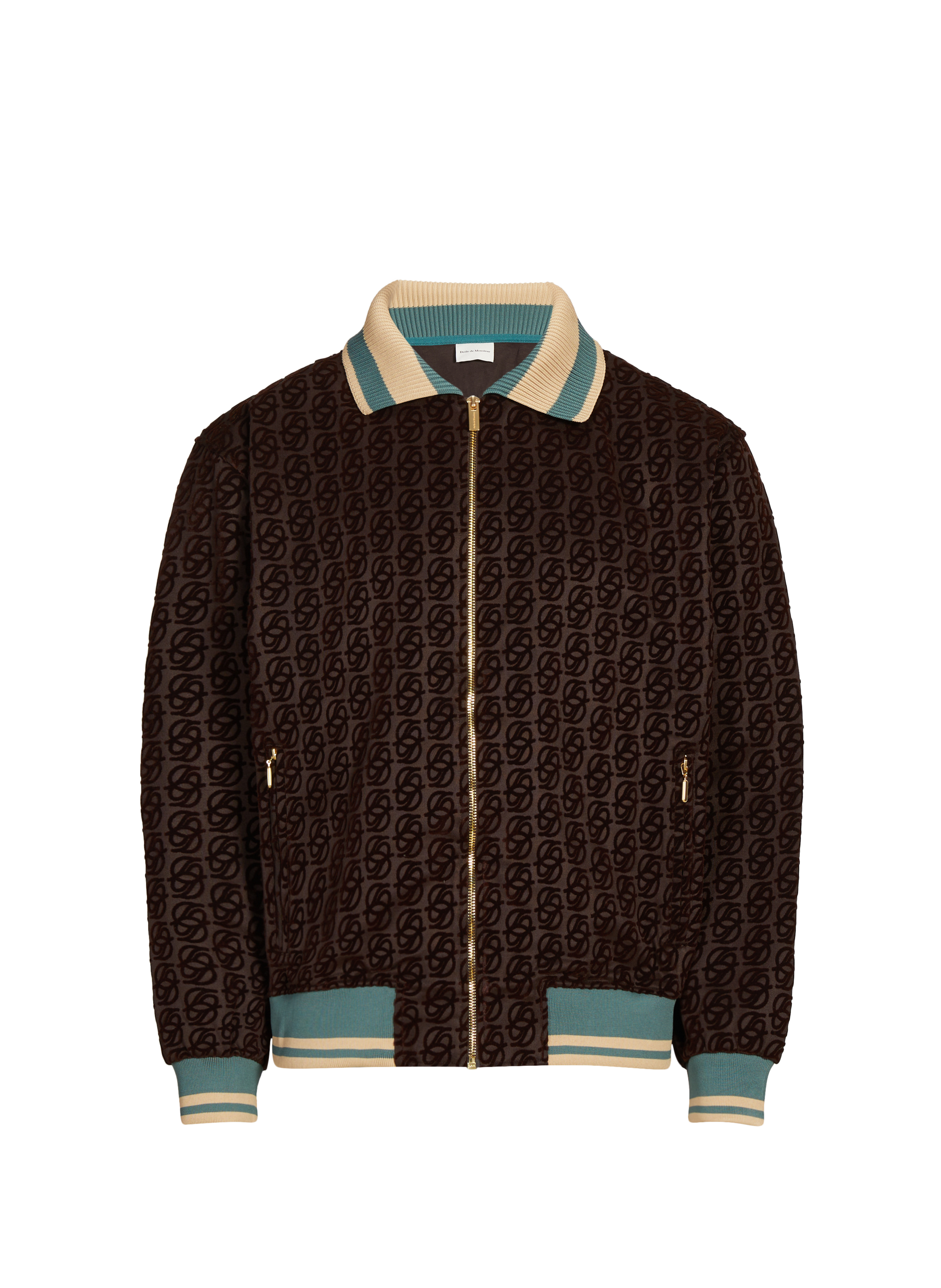 DROLE DE MONSIEUR Veste de survêtement monogramme Brown