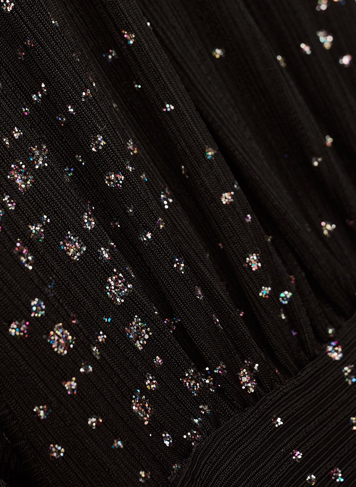 Robe longue ample à détails brillants tresor BA&SH Noir