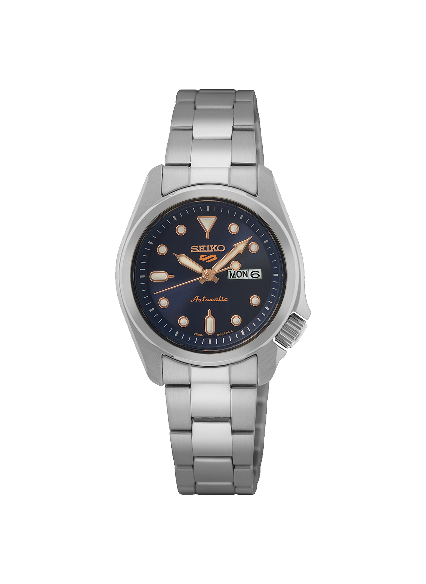 Montre Seiko 5 en acier inoxydable SEIKO Bleu
