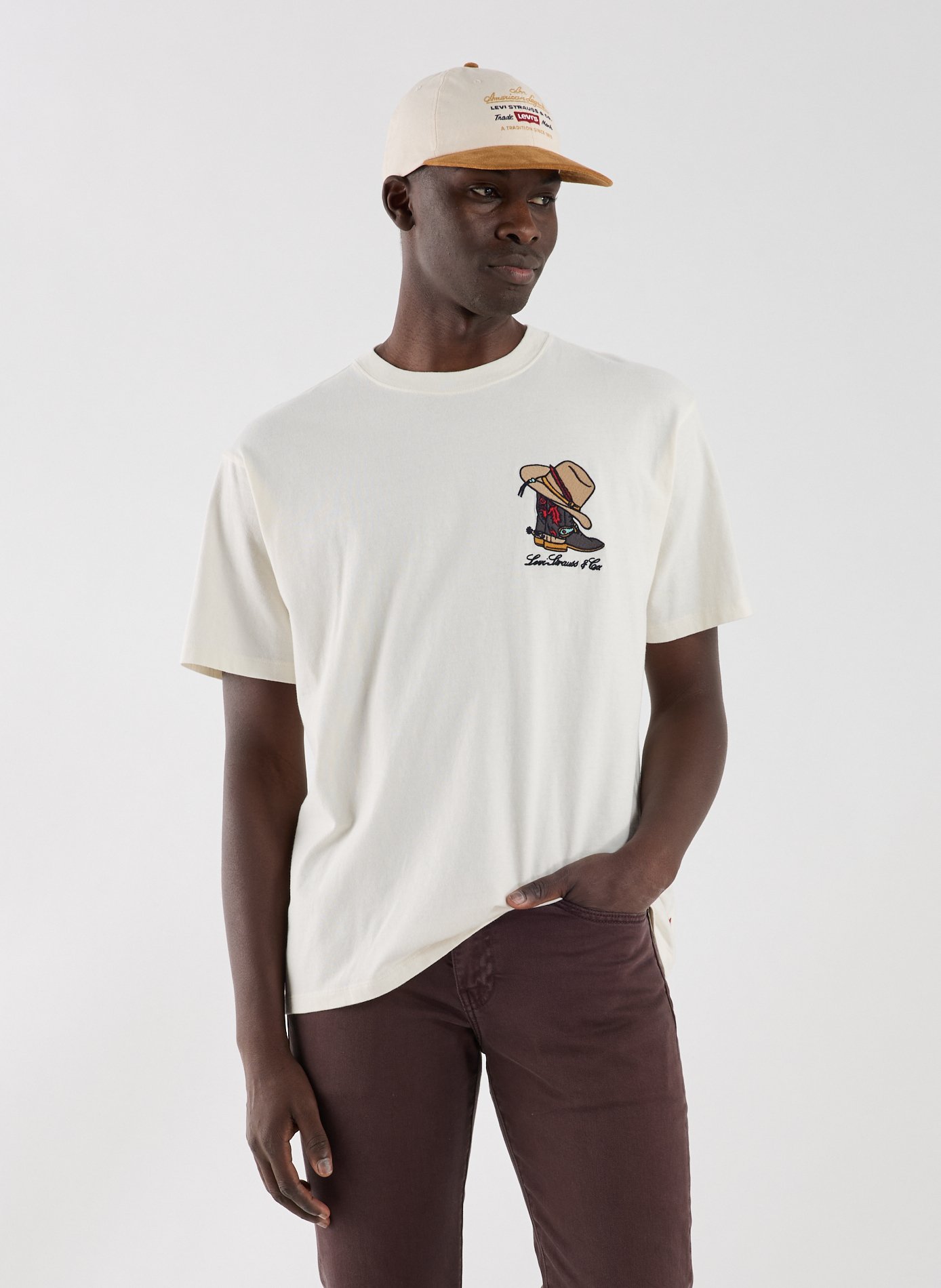 T-shirt imprimé LEVI'S Beige