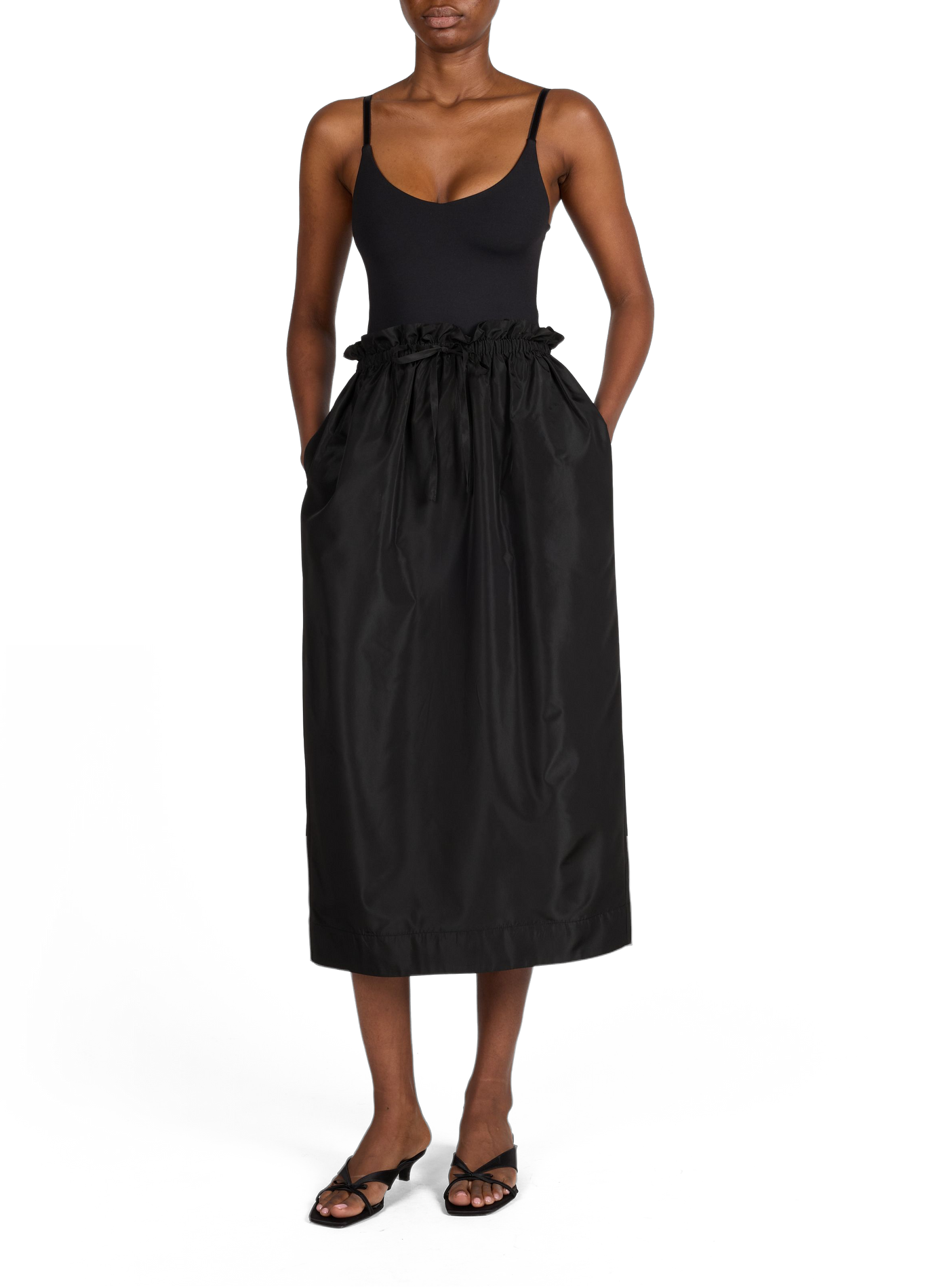 Midi tulip skirt SIMONE ROCHA Black