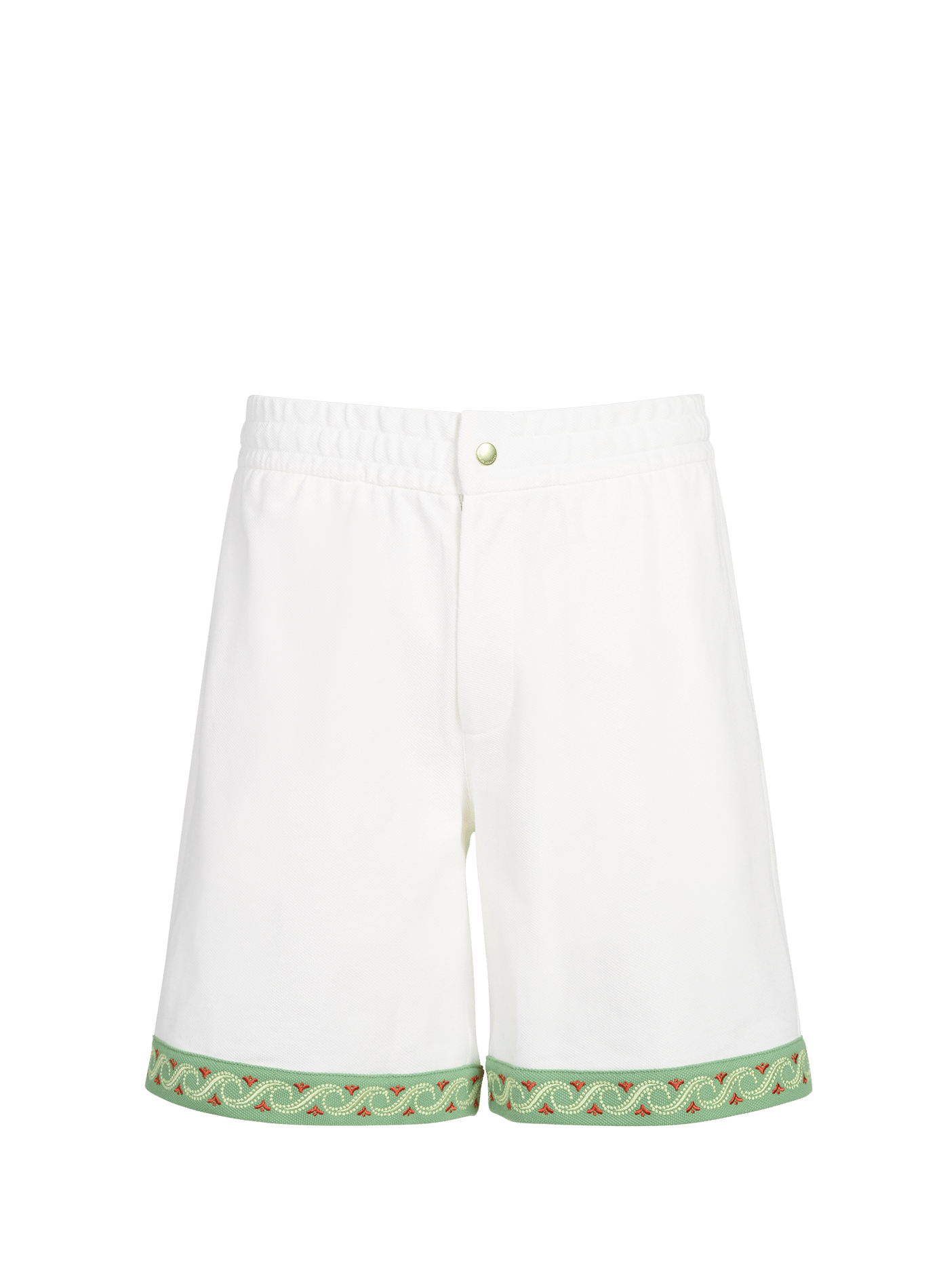 Cotton piqué shorts DROLE DE MONSIEUR Beige