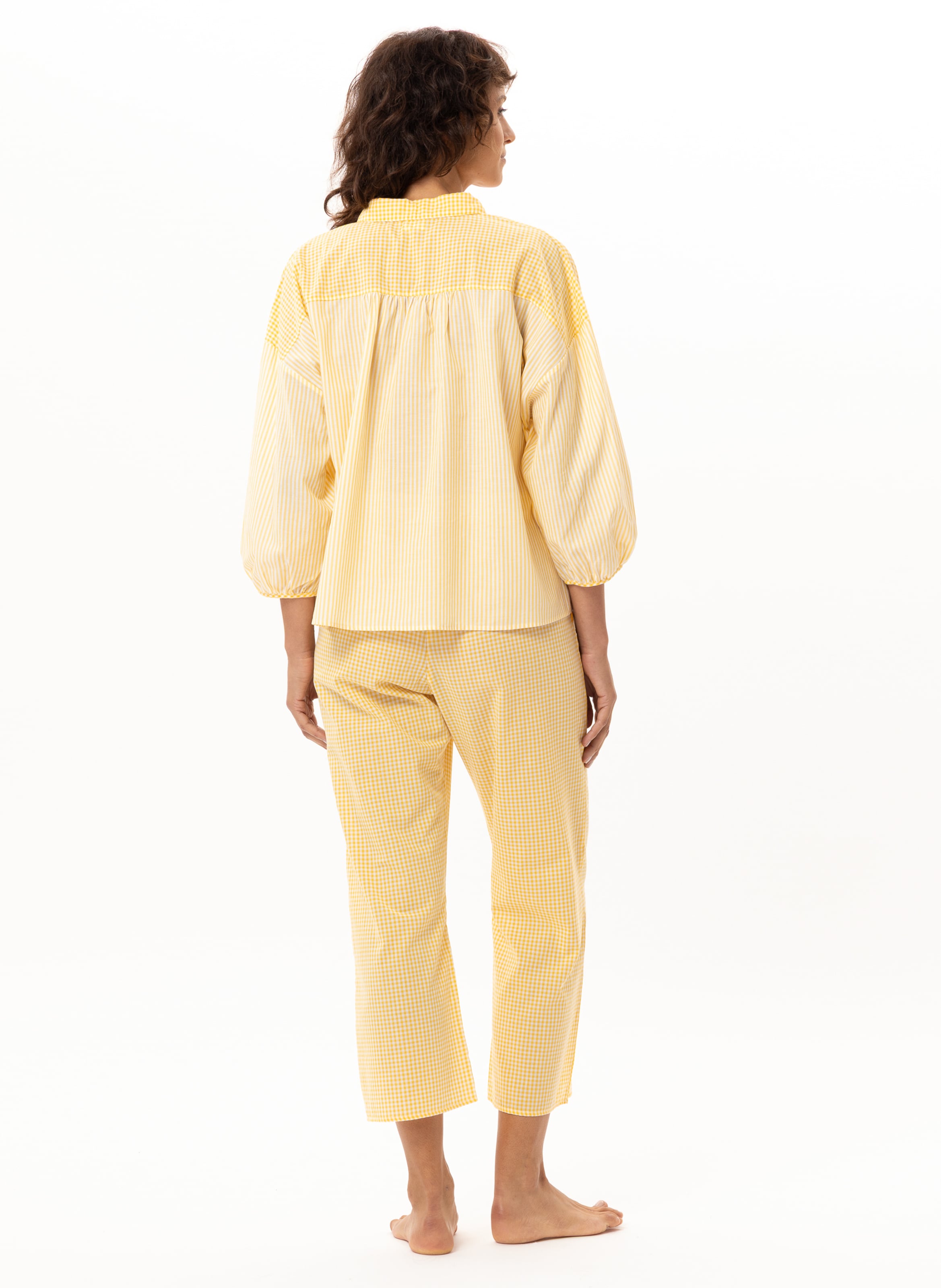 Pyjama boutonné en coton patio 206 LE CHAT Multicolore