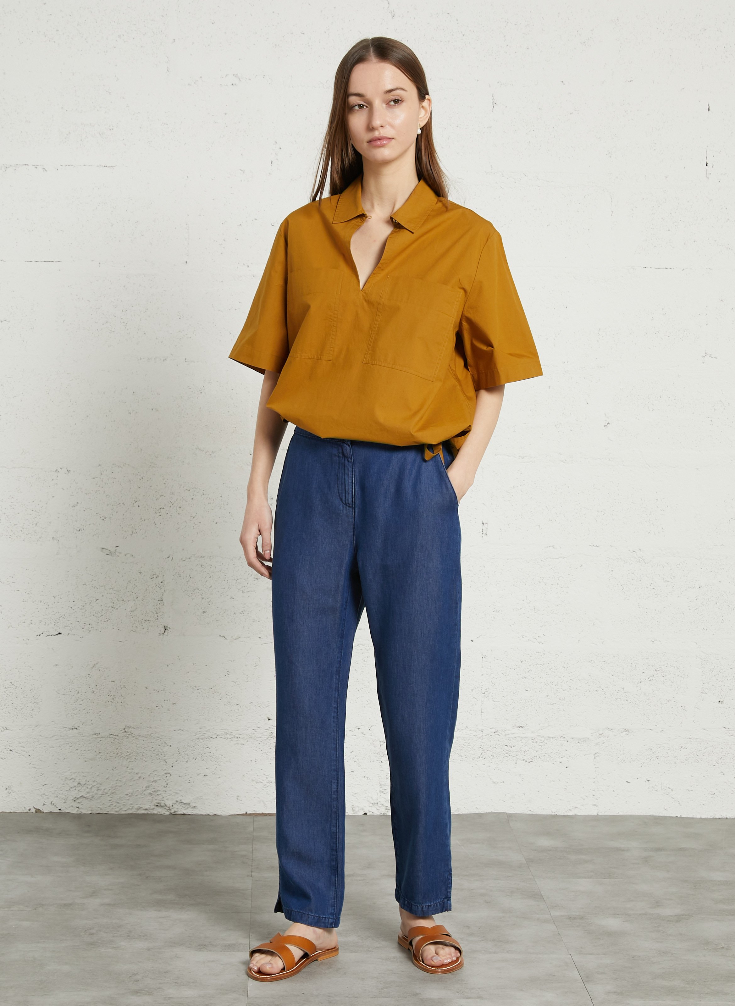 Jean droit deauville ARMOR-LUX Bleu