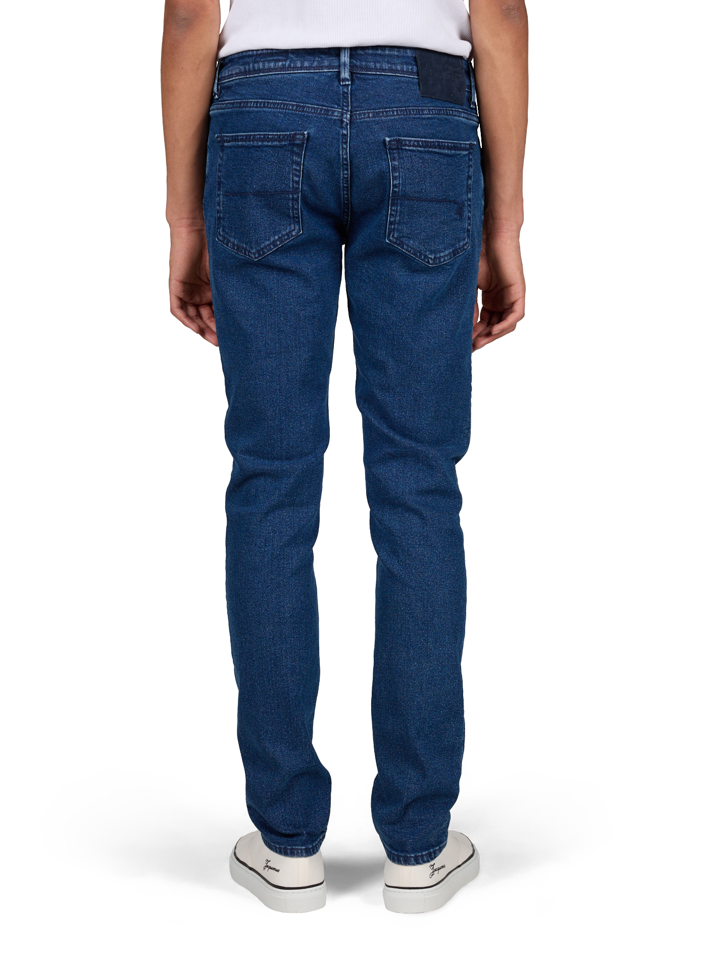 Cotton-blend slim-fit jeans RE HASH Blue