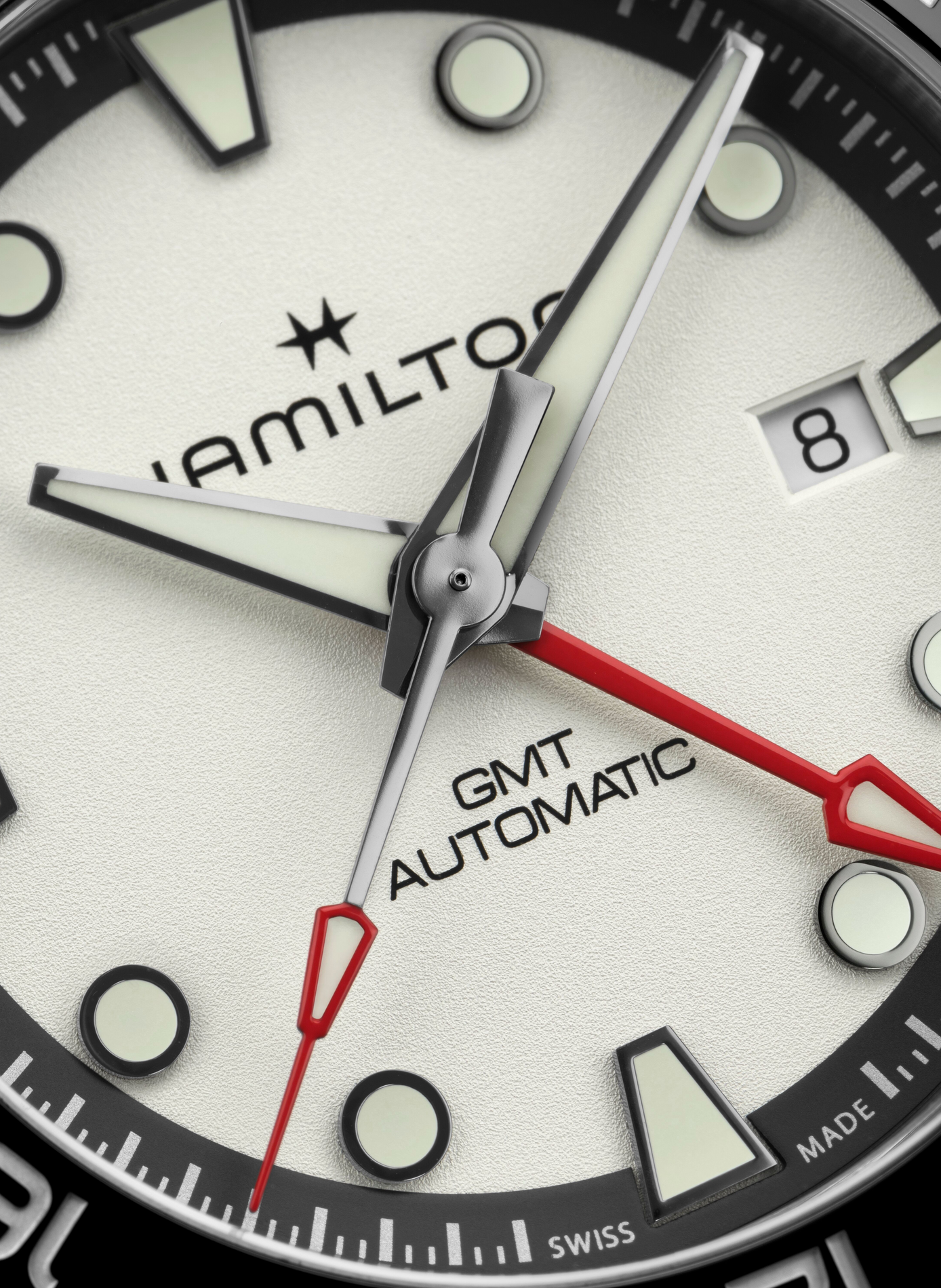 Montre Khaki Navy Scuba en acier inoxydable HAMILTON Argent