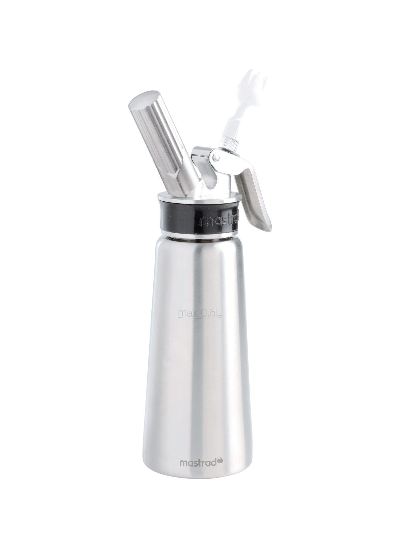 Küchen-Siphon für warme und kalte Schaumstoffe 0,5L MASTRAD Silber