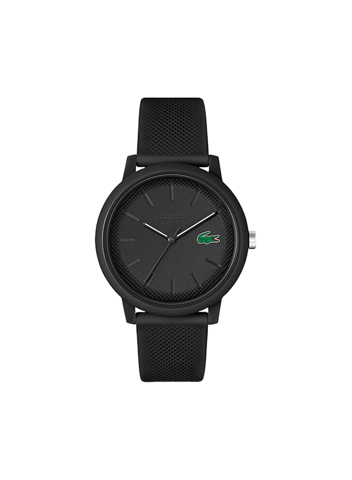 Montre quartz Lacoste 12.12. en silicone LACOSTE MONTRES Noir