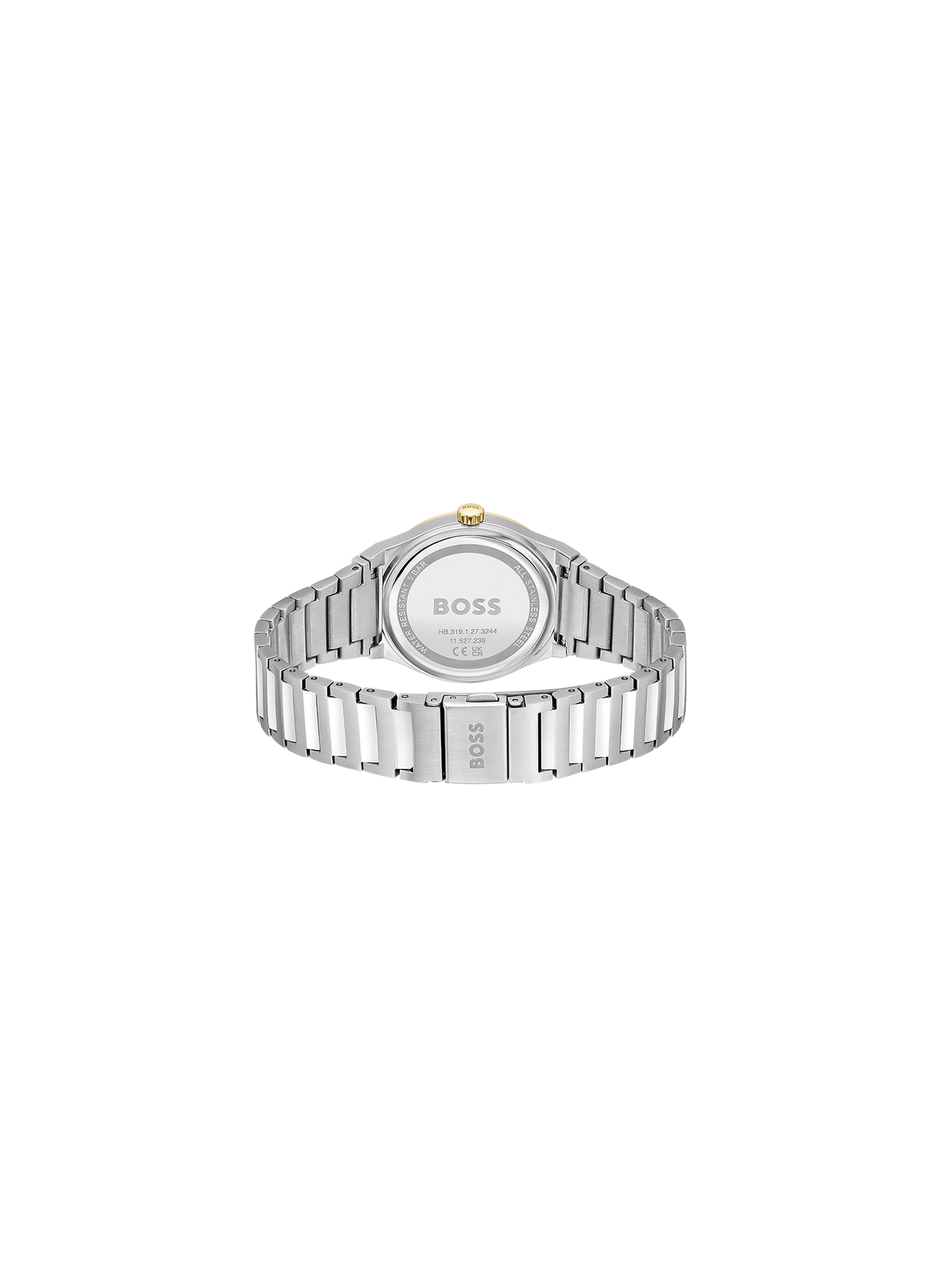 Montre quartz Candor en acier inoxydable BOSS Silver