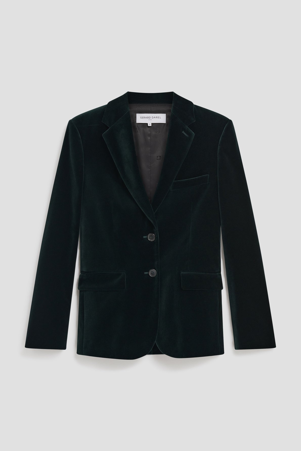 Veste en velours ras - jyna GERARD DAREL Vert